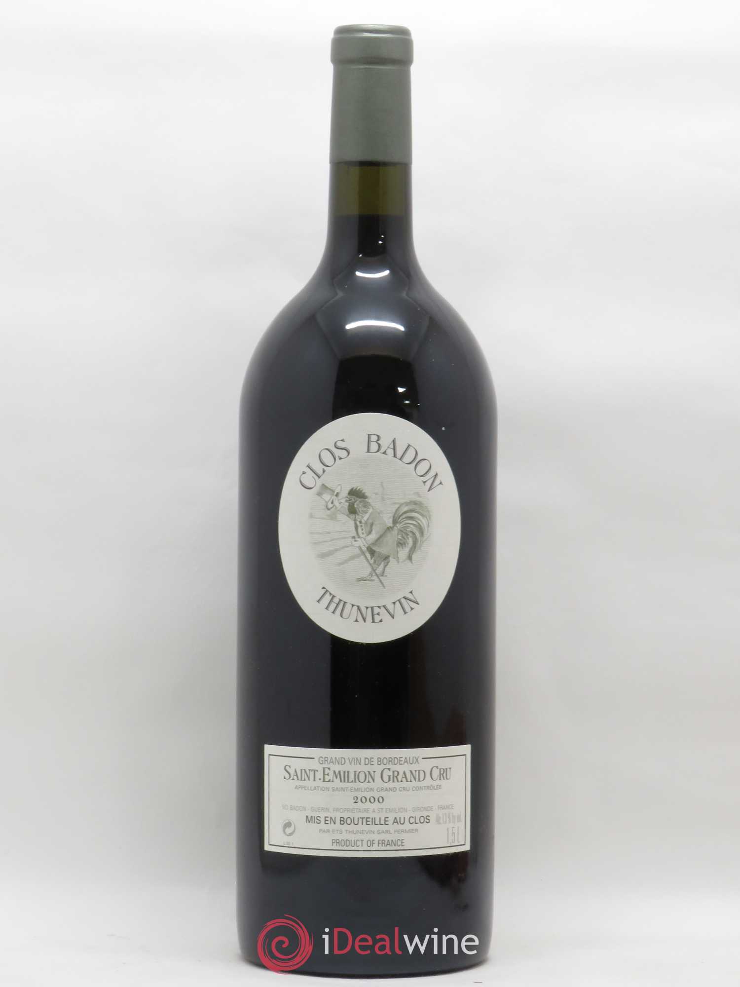 Clos Badon Thunevin 2000 - Posten von 1 Magnum - 0