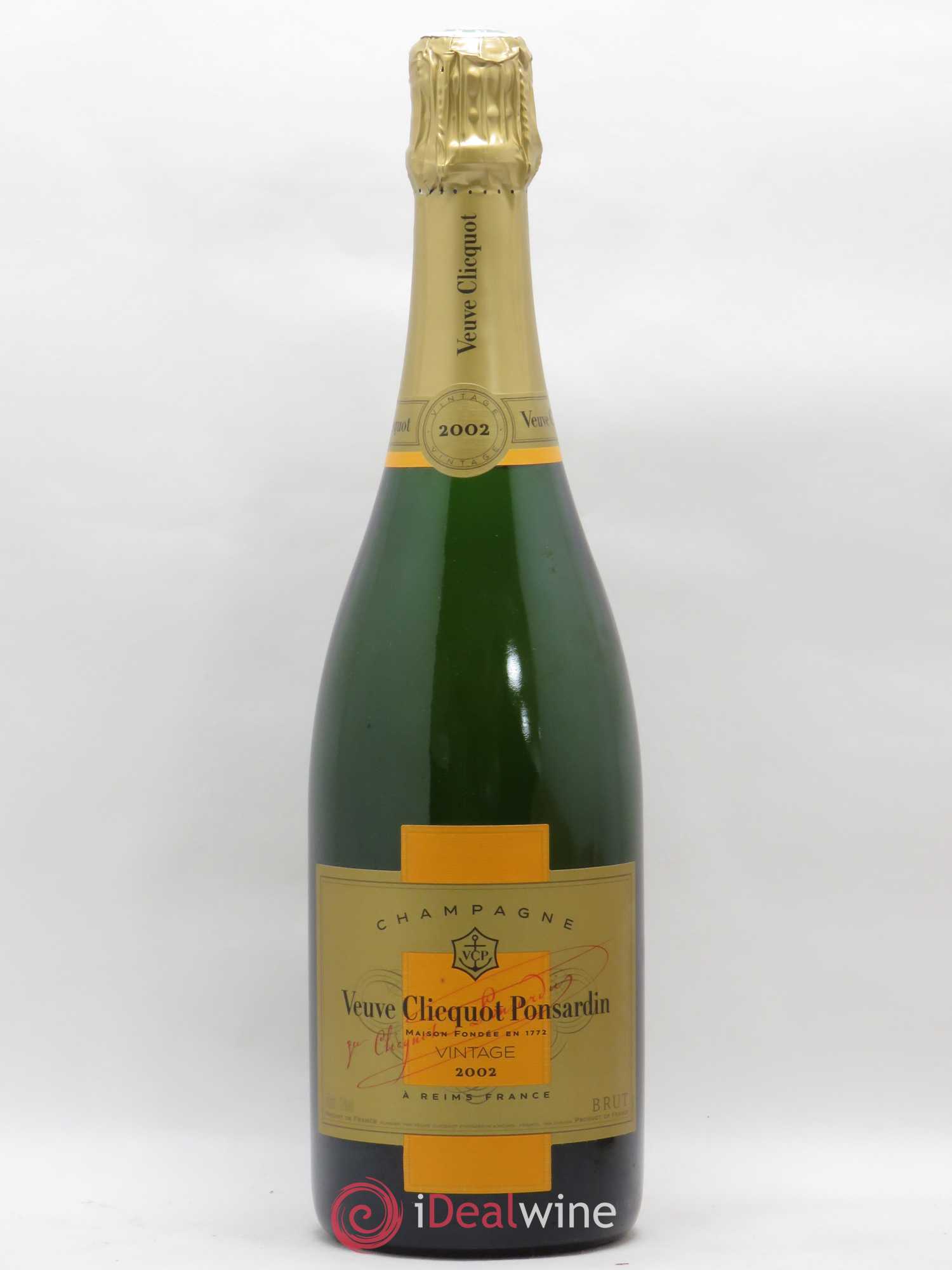 Brut Millésimé Veuve Clicquot 2002 - Lot de 1 bouteille - 0