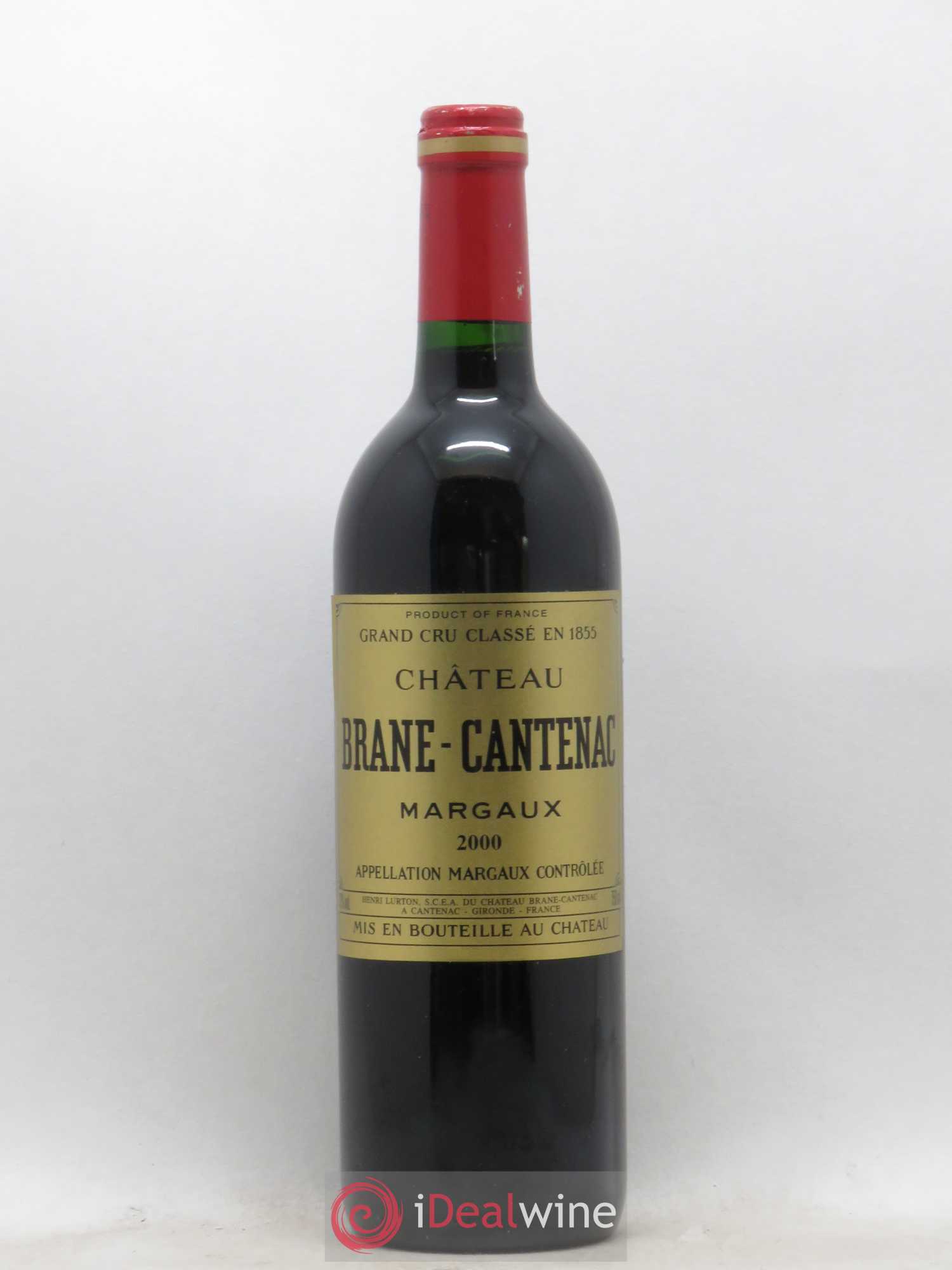 Château Brane Cantenac 2ème Grand Cru Classé 2000 - Lotto di 1 bottiglia - 0