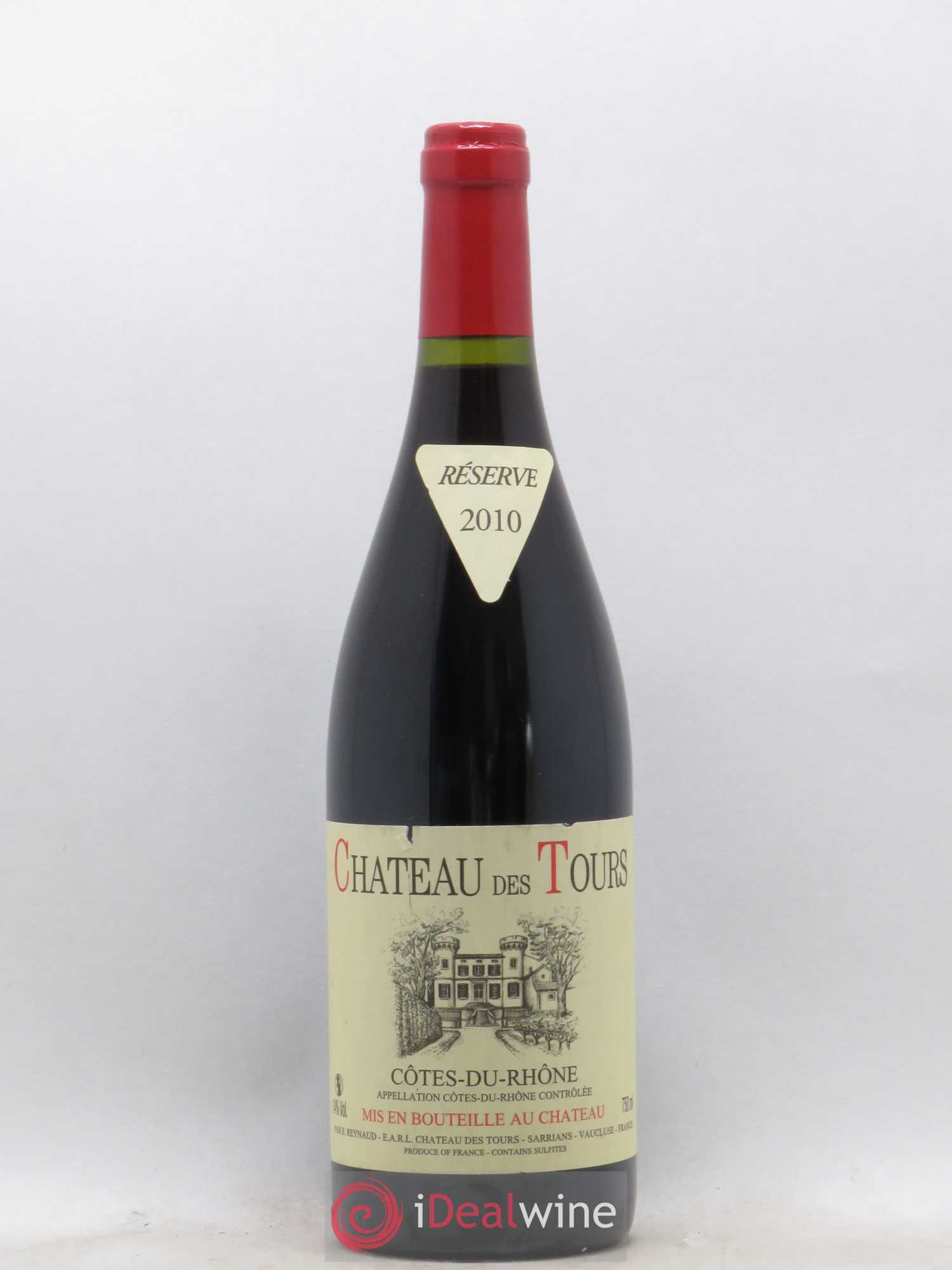 Côtes-du-Rhône Château des Tours Emmanuel Reynaud 2010 - Lot de 1 bouteille - 0