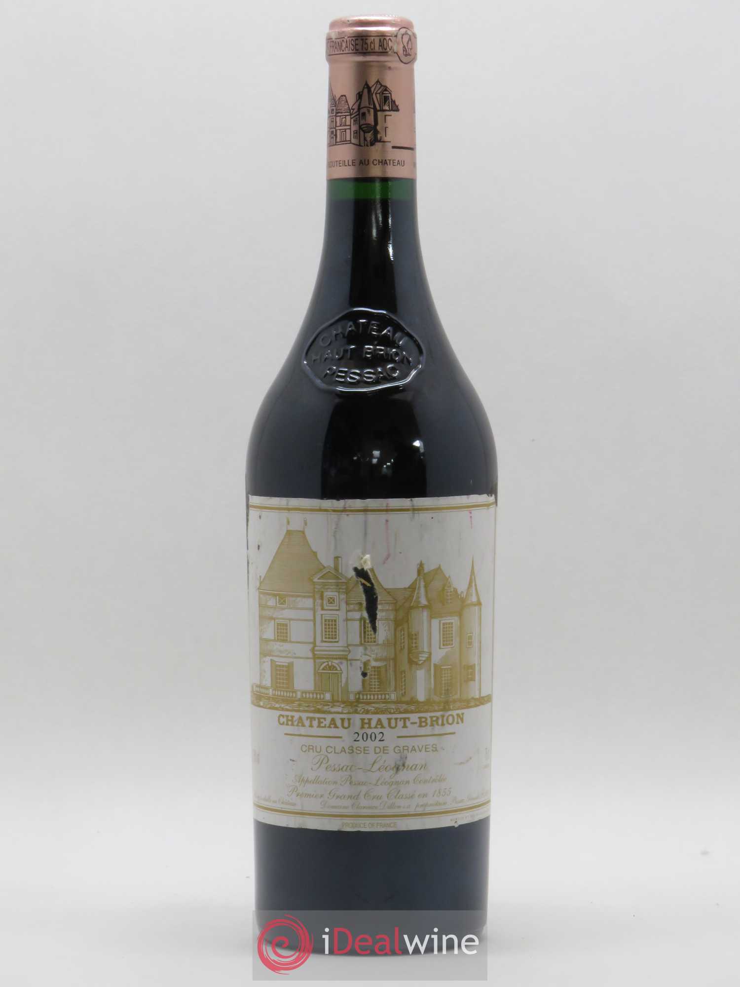 Château Haut Brion 1er Grand Cru Classé 2002 - Lot de 1 bouteille - 0