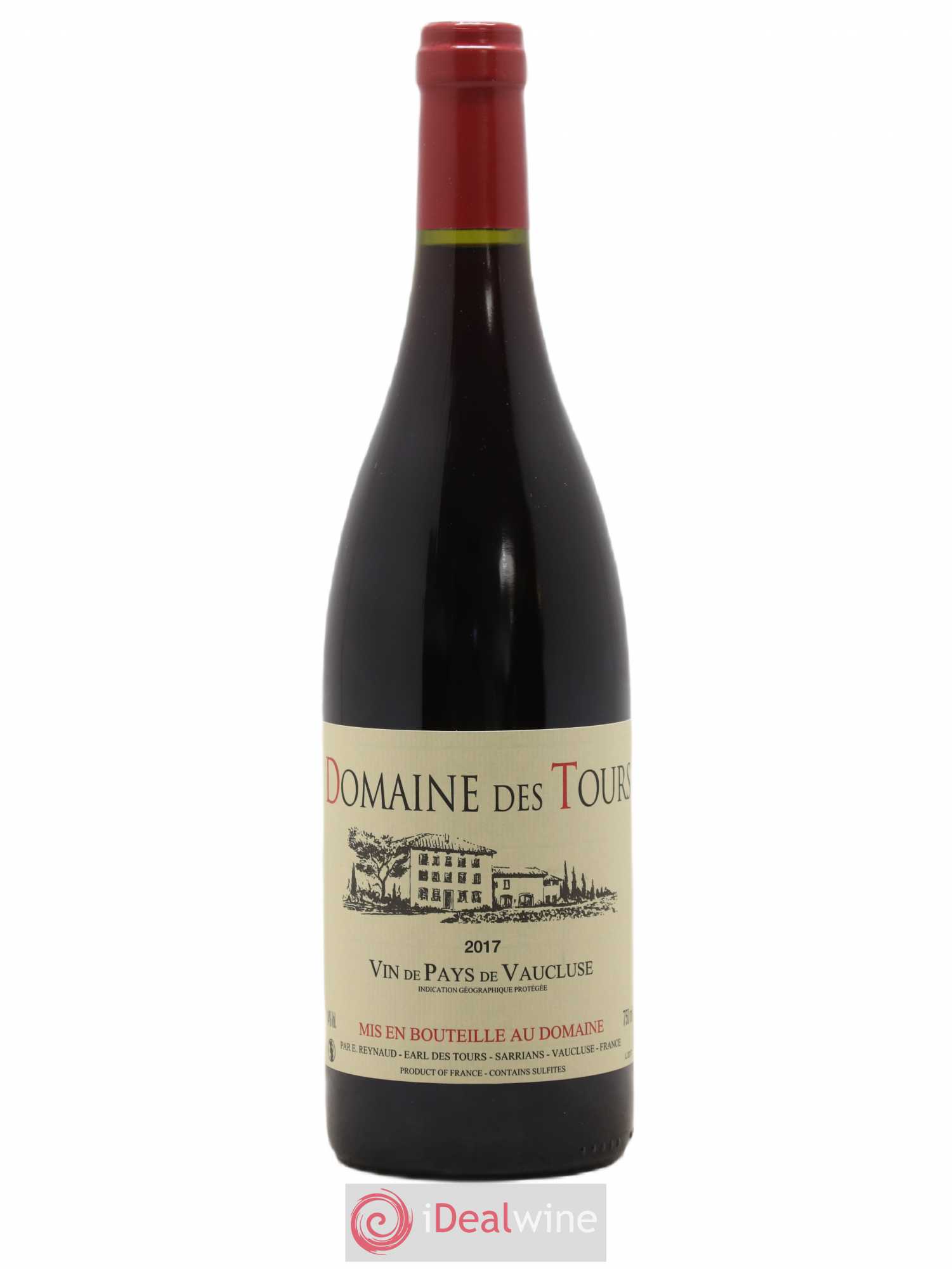Vaucluse (Vin de Pays de Vaucluse) Domaine des Tours Emmanuel Reynaud 2017 - Lot de 1 bouteille - 0