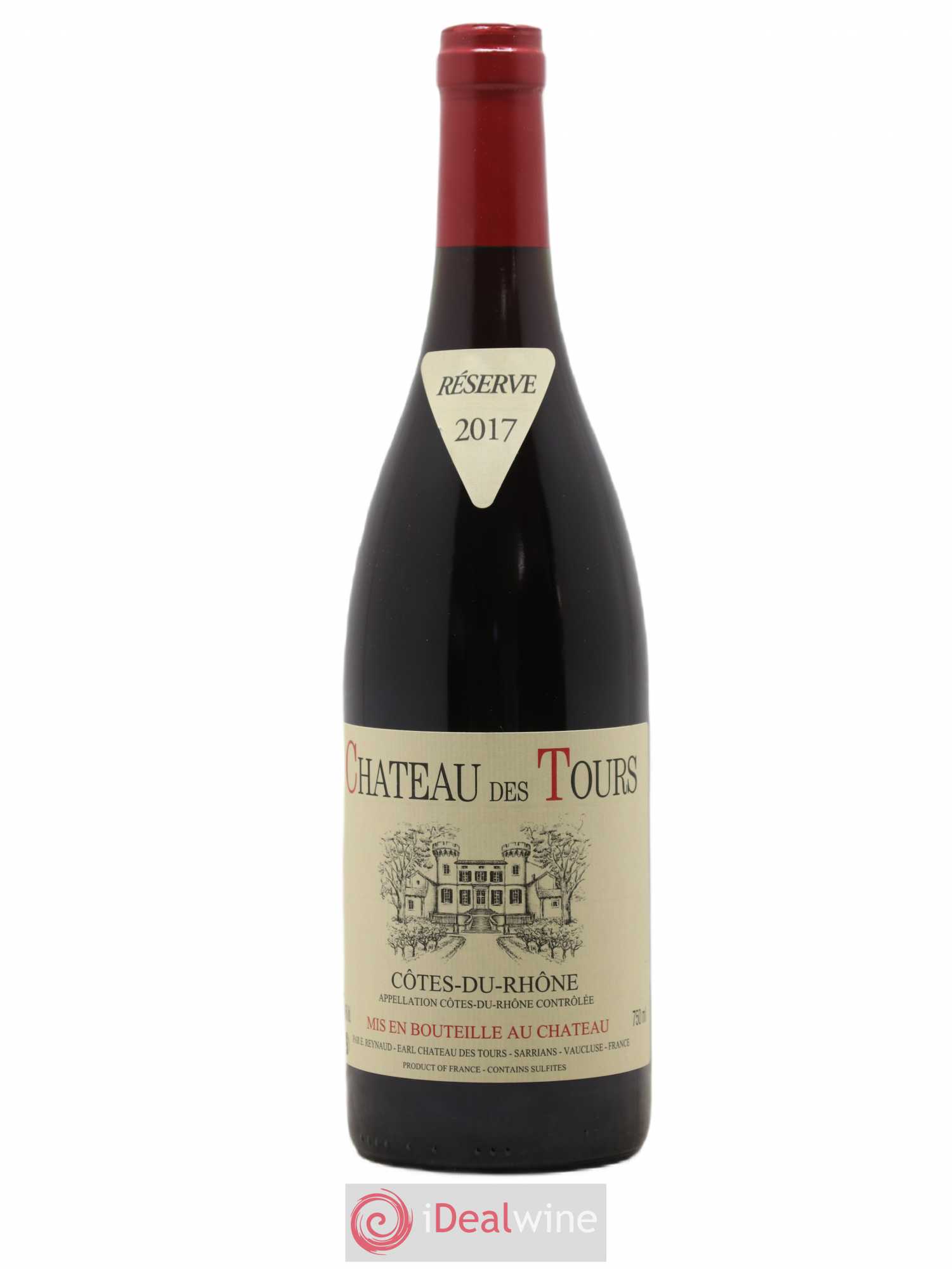 Côtes-du-Rhône Château des Tours Emmanuel Reynaud 2017 - Lot de 1 bouteille - 0