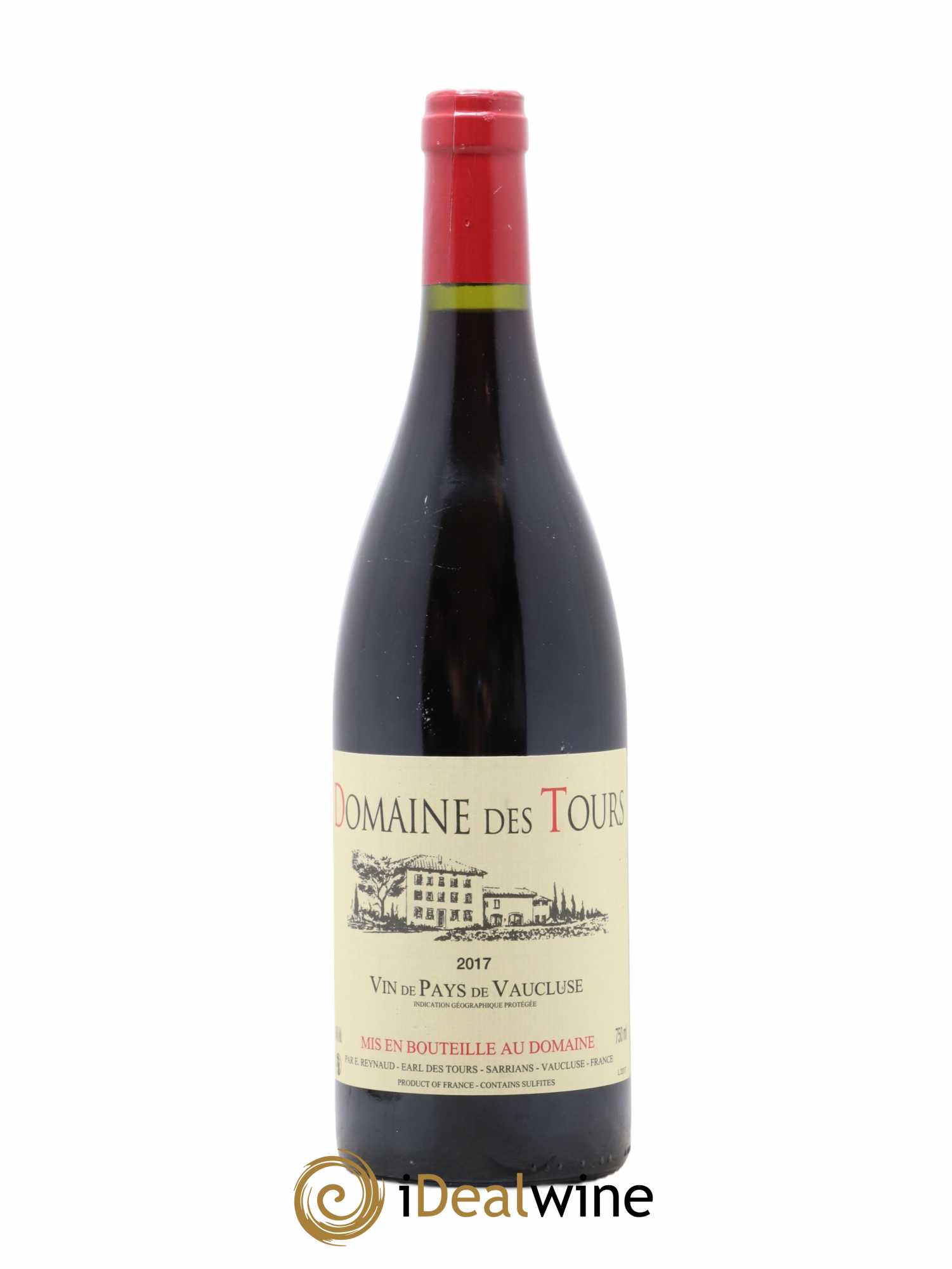 Vaucluse (Vin de Pays de Vaucluse) Domaine des Tours Emmanuel Reynaud 2017 - Lot de 1 bouteille - 0