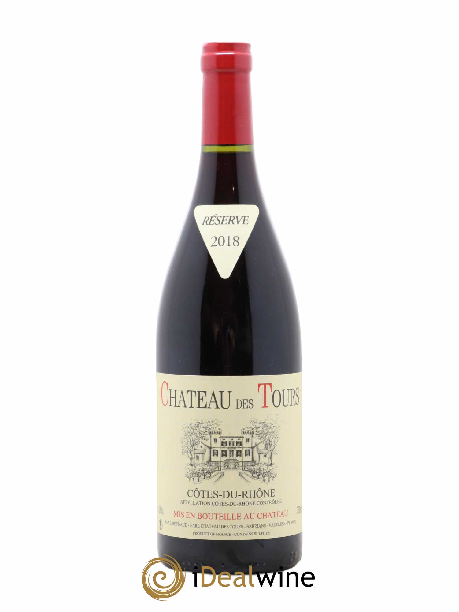 Côtes-du-Rhône Château des Tours Emmanuel Reynaud 2018 - Lot de 1 bouteille - 0