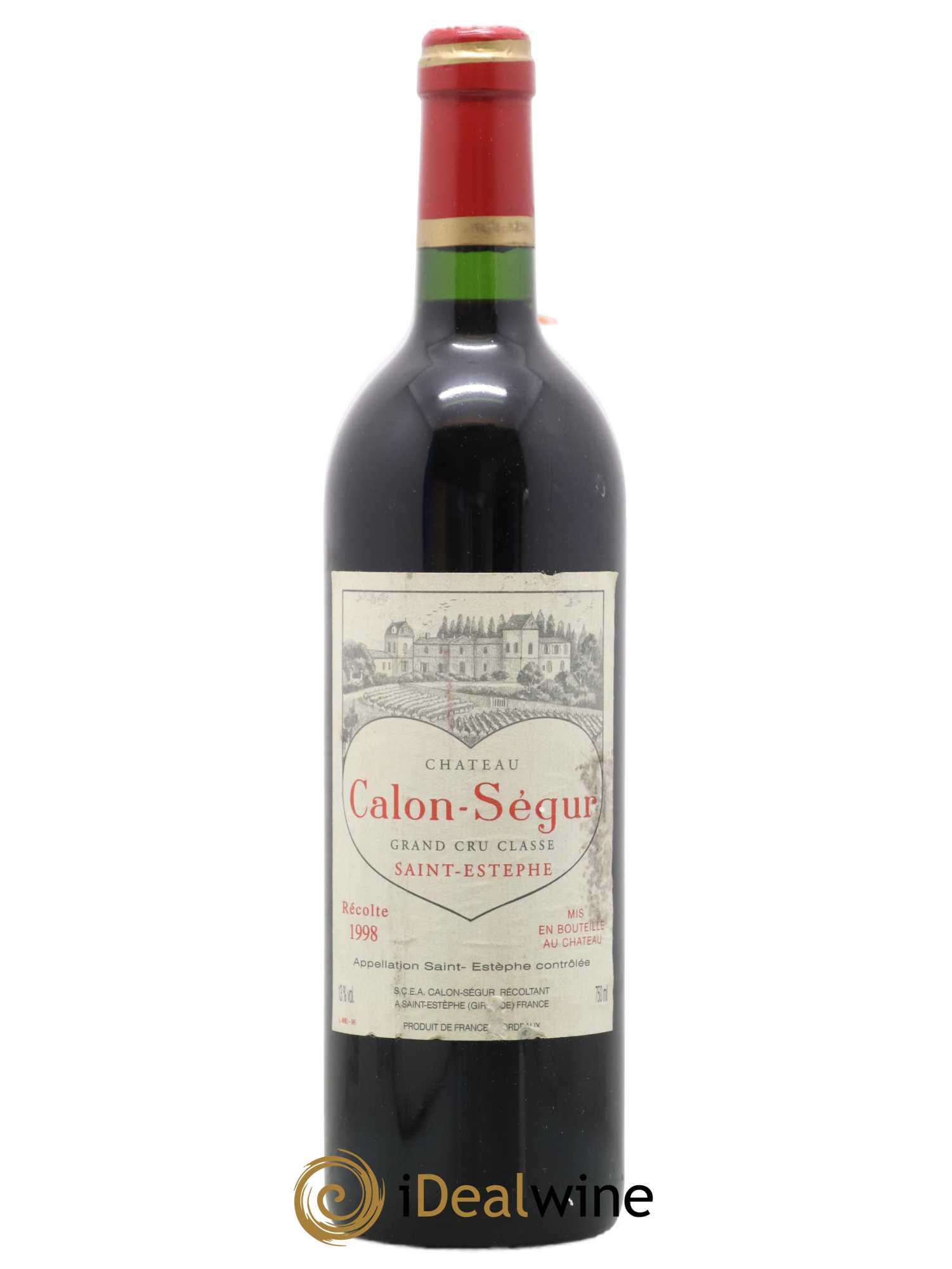 Château Calon Ségur 3ème Grand Cru Classé 1998 - Lot de 1 bouteille - 0