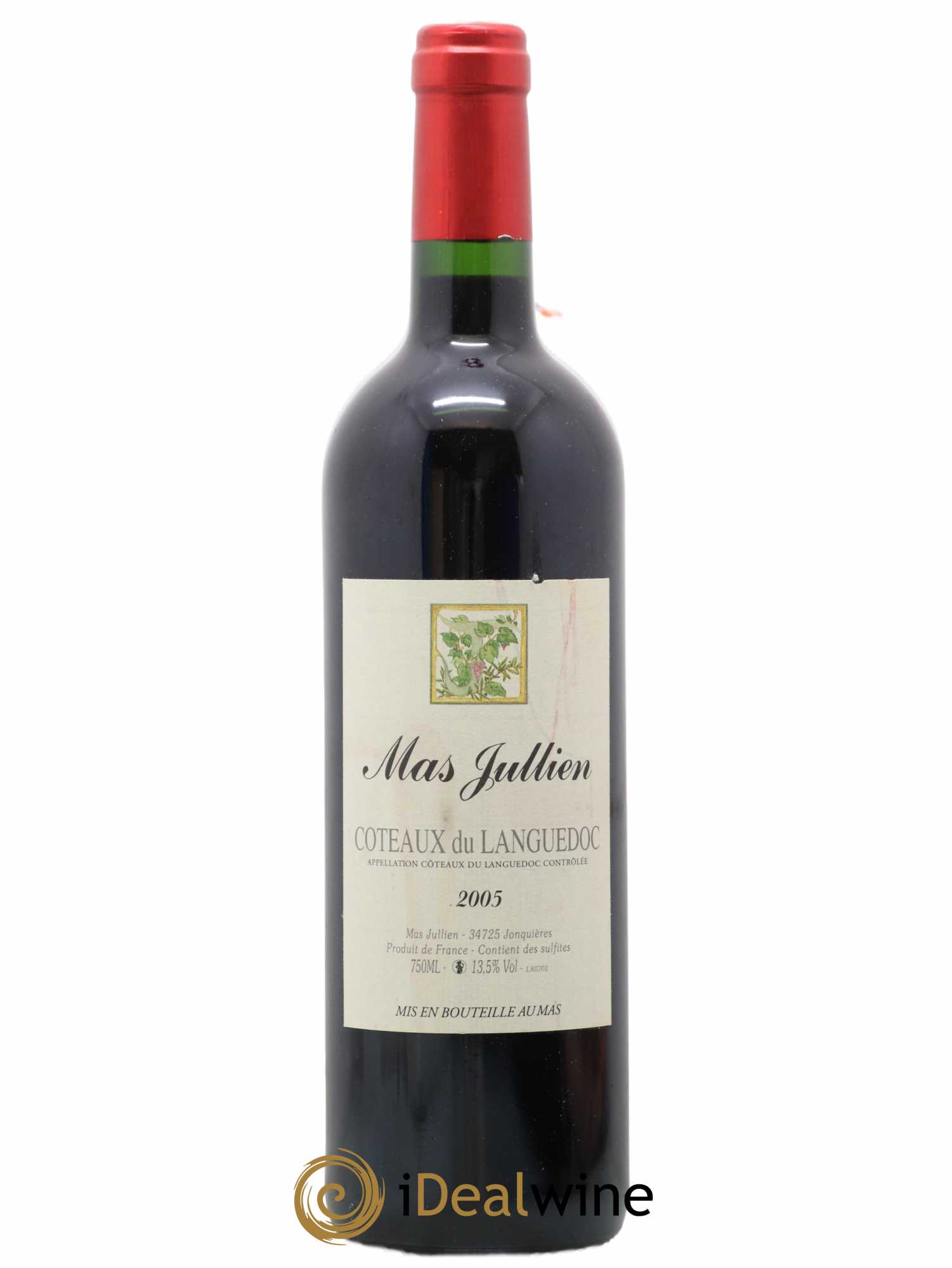 Terrasses du Larzac Mas Jullien Olivier Jullien 2005 - Lot de 1 bouteille - 0