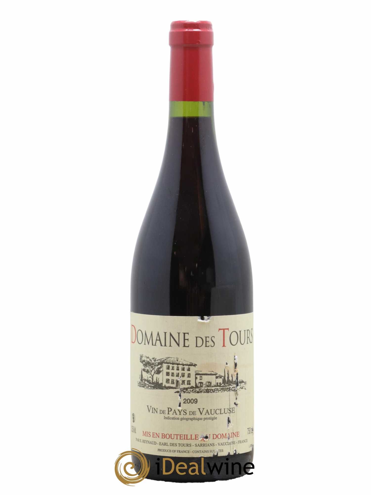 Vaucluse (Vin de Pays de Vaucluse) Domaine des Tours Emmanuel Reynaud 2009 - Lot de 1 bouteille - 0