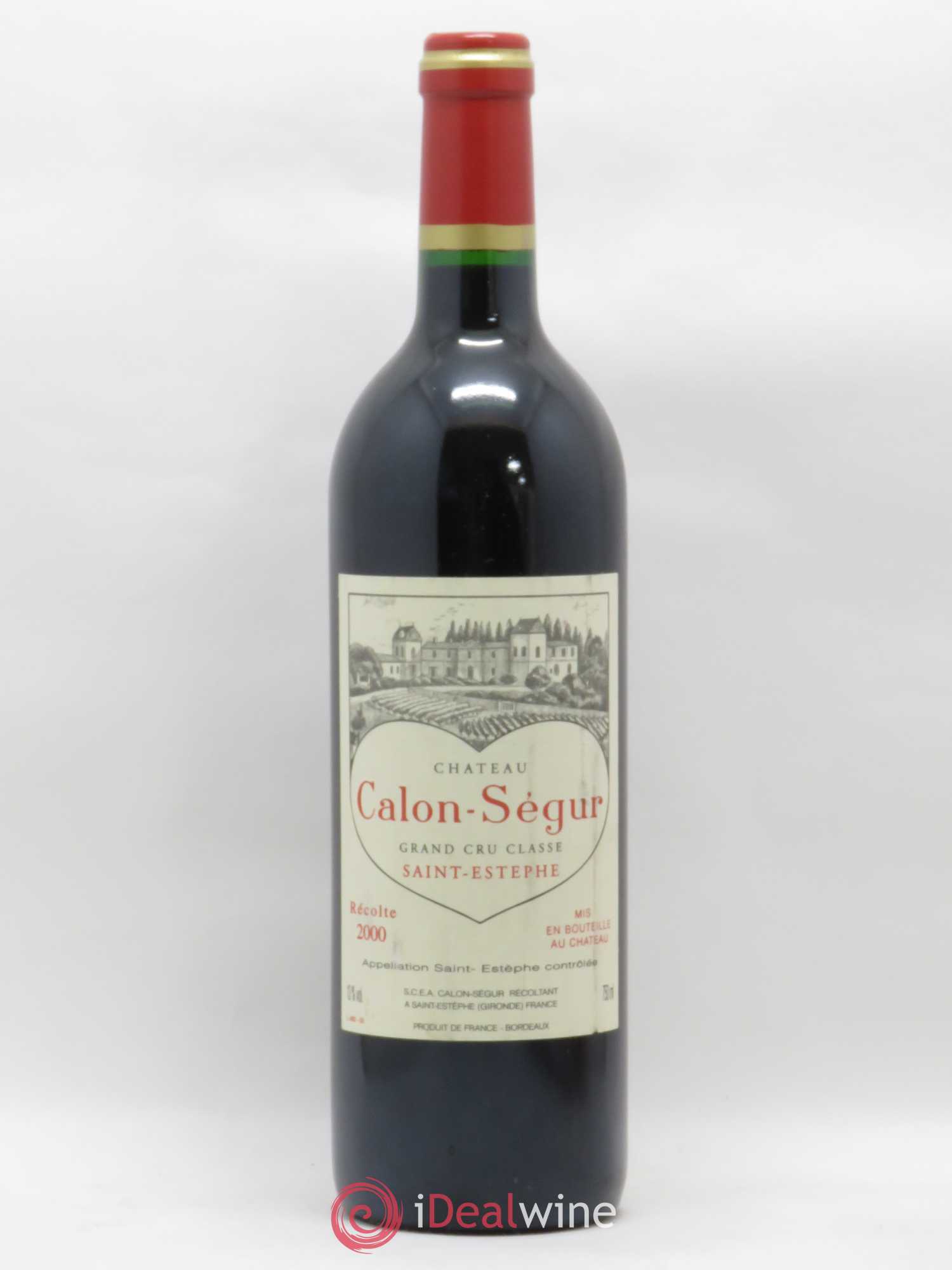 Château Calon Ségur 3ème Grand Cru Classé 2000 - Lot de 1 bouteille - 0