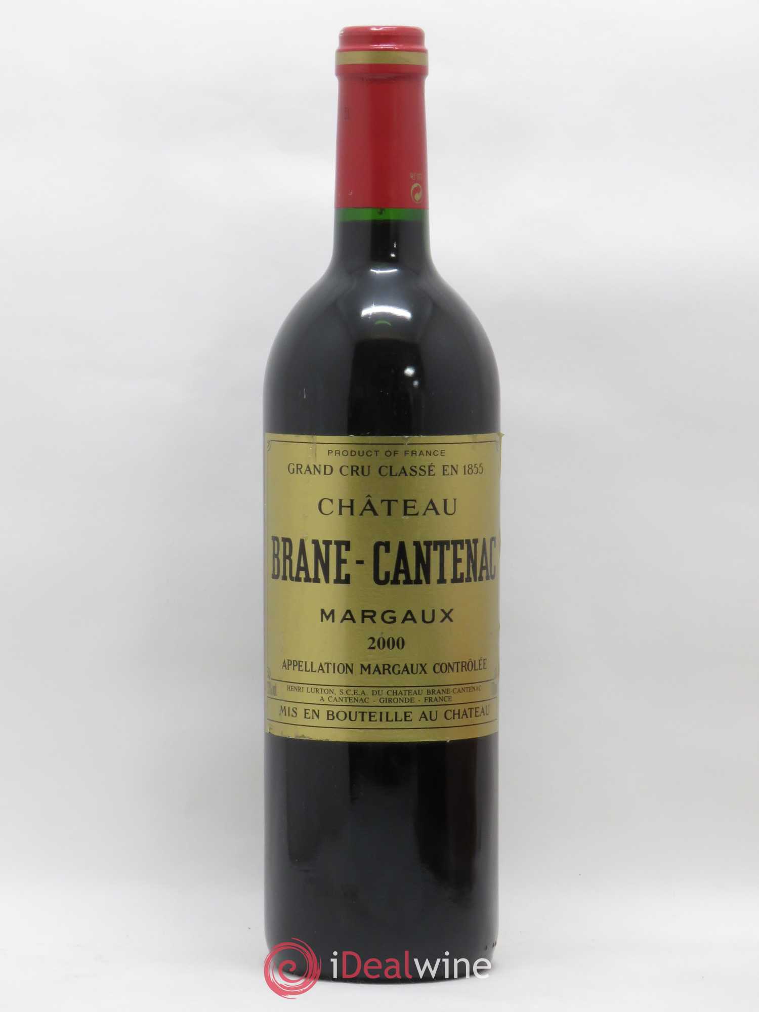 Château Brane Cantenac 2ème Grand Cru Classé 2000 - Lot de 1 bouteille - 0