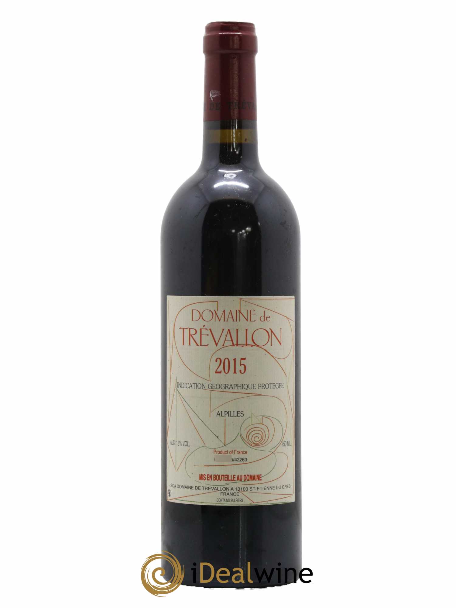 Alpilles Trévallon (Domaine de) Eloi Dürrbach 2015 - Lot de 1 bouteille - 0