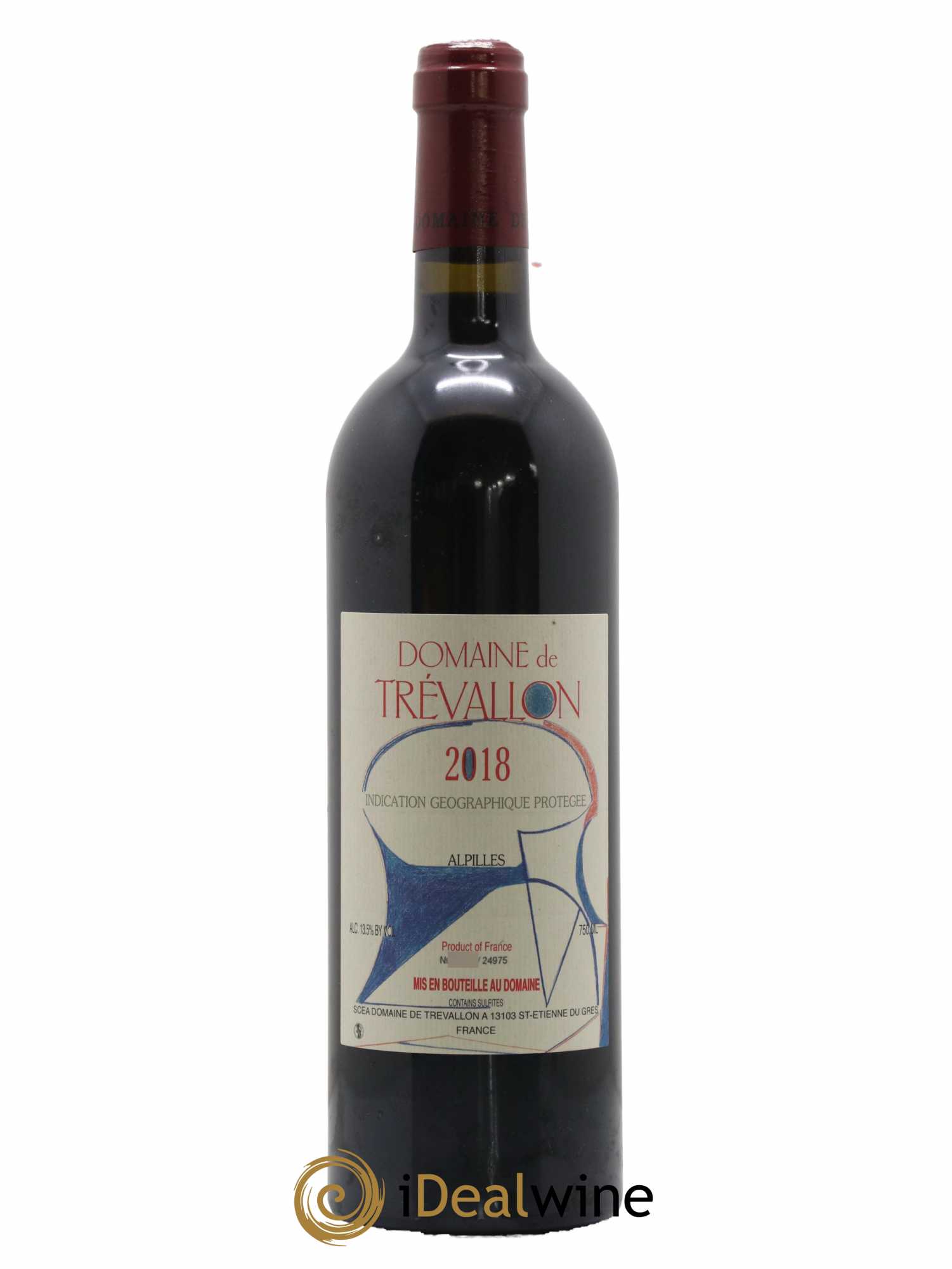 Alpilles Trévallon (Domaine de) Eloi Dürrbach 2018 - Lot de 1 bouteille - 0
