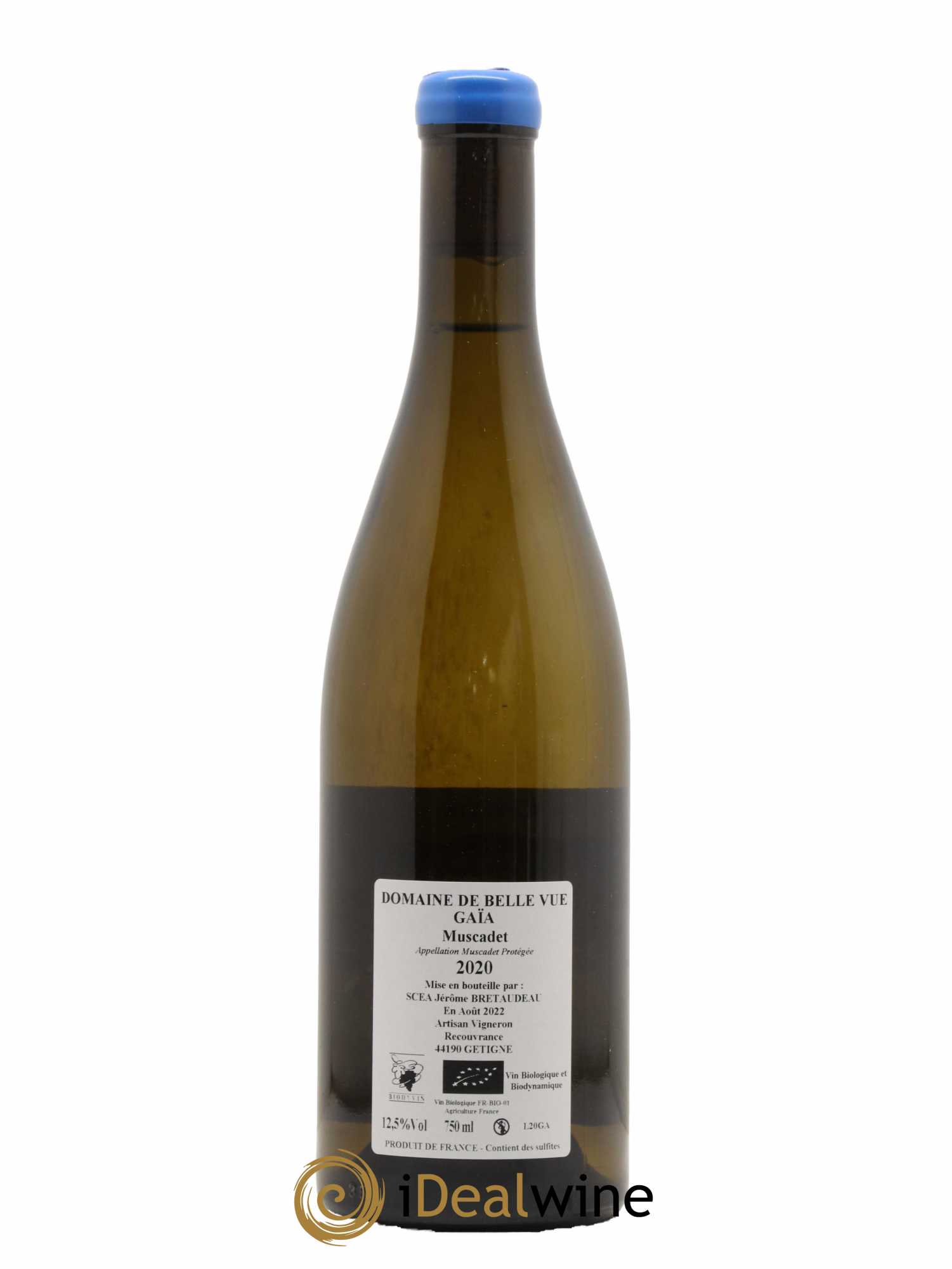 Muscadet-Sèvre-et-Maine Gaia Jérôme Bretaudeau - Domaine de Bellevue 2020 - Lot de 1 bouteille - 1