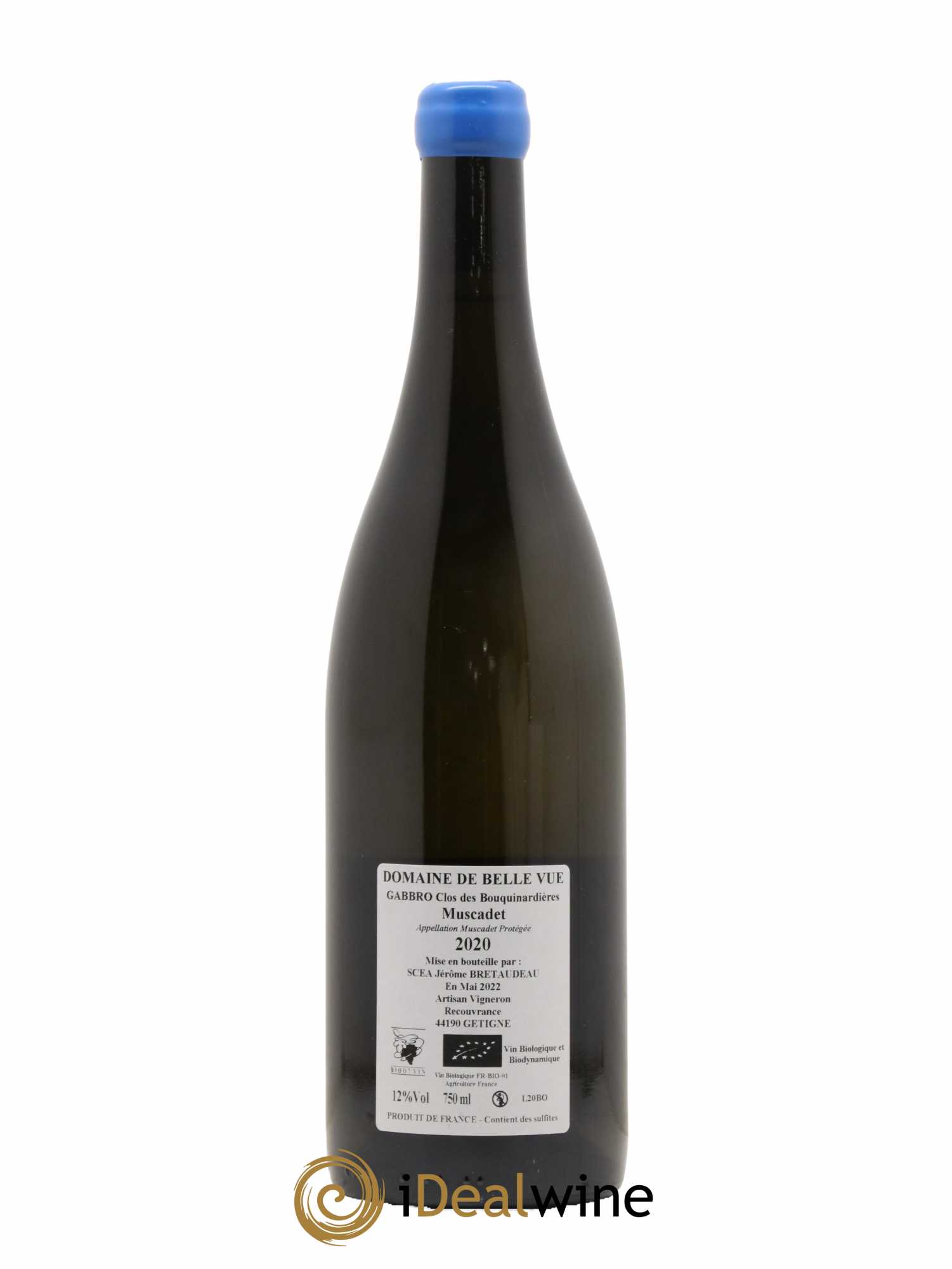 Muscadet-Sèvre-et-Maine Gabbro Jérôme Bretaudeau - Domaine de Bellevue 2020 - Lot of 1 bottle - 1