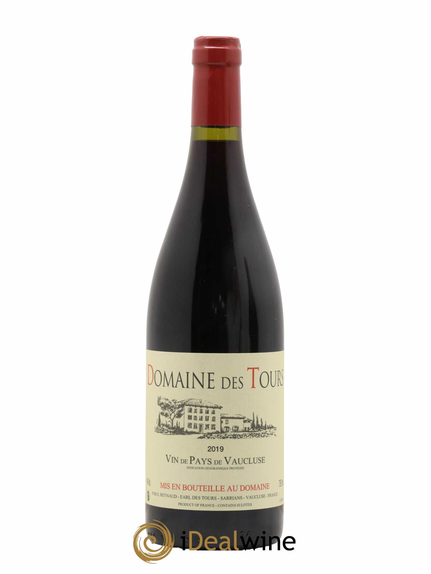 Vaucluse (Vin de Pays de Vaucluse) Domaine des Tours Emmanuel Reynaud 2019 - Lot de 1 bouteille - 0