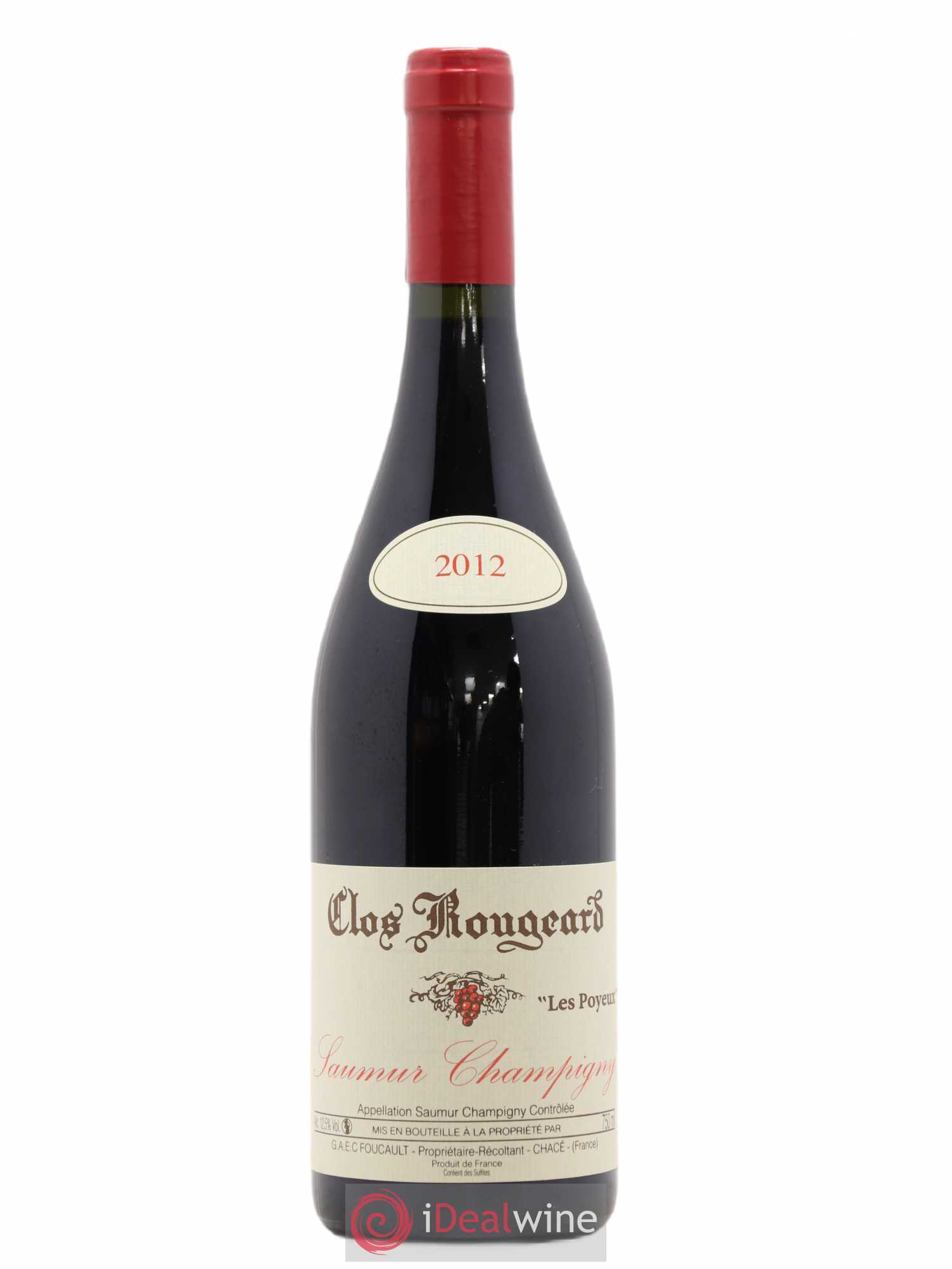 Saumur-Champigny Les Poyeux Clos Rougeard 2012 - Lot de 1 bouteille - 0