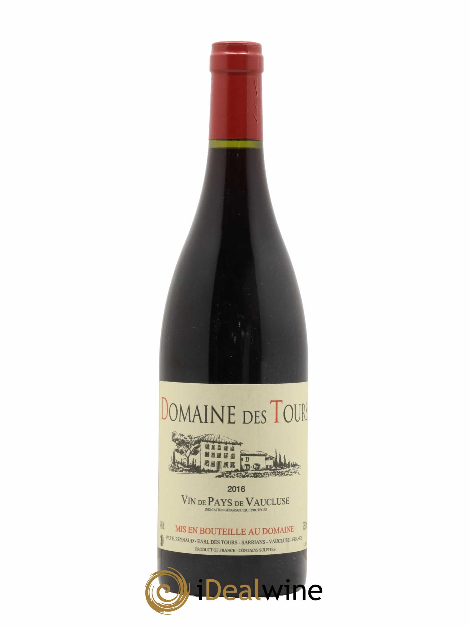 Vaucluse (Vin de Pays de Vaucluse) Domaine des Tours Emmanuel Reynaud 2016 - Lot de 1 bouteille - 0