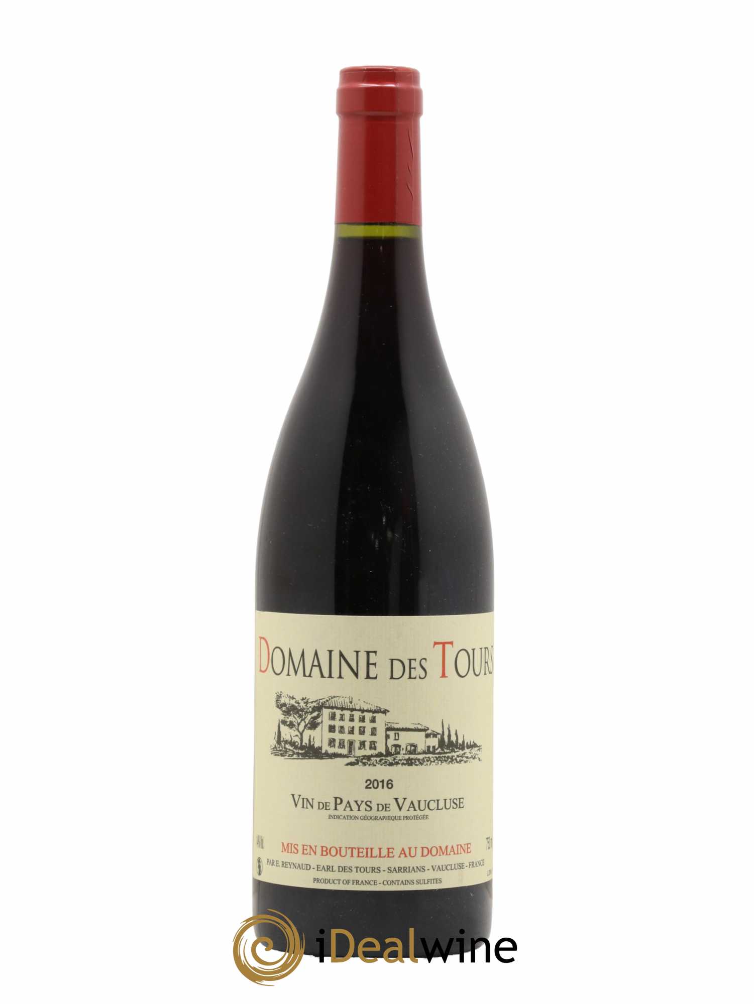 Vaucluse (Vin de Pays de Vaucluse) Domaine des Tours Emmanuel Reynaud 2016 - Lot de 1 bouteille - 0