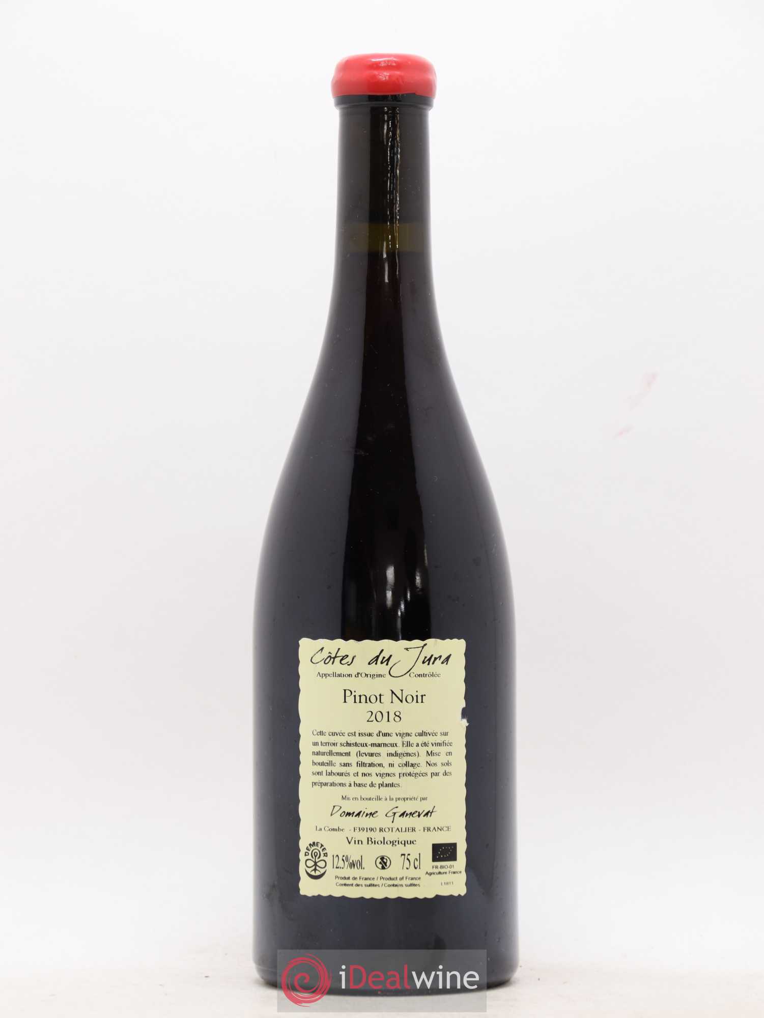 Côtes du Jura Pinot Noir En Billat  Jean-François Ganevat (Domaine) 2018 - Lot de 1 bouteille - 1