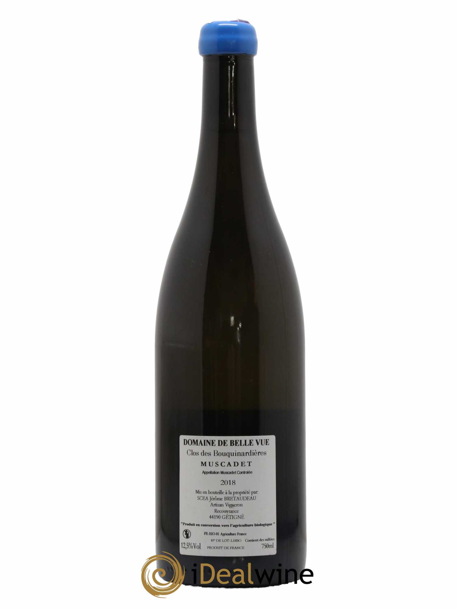 Muscadet-Sèvre-et-Maine Gabbro Jérôme Bretaudeau - Domaine de Bellevue 2018 - Lot de 1 bouteille - 1