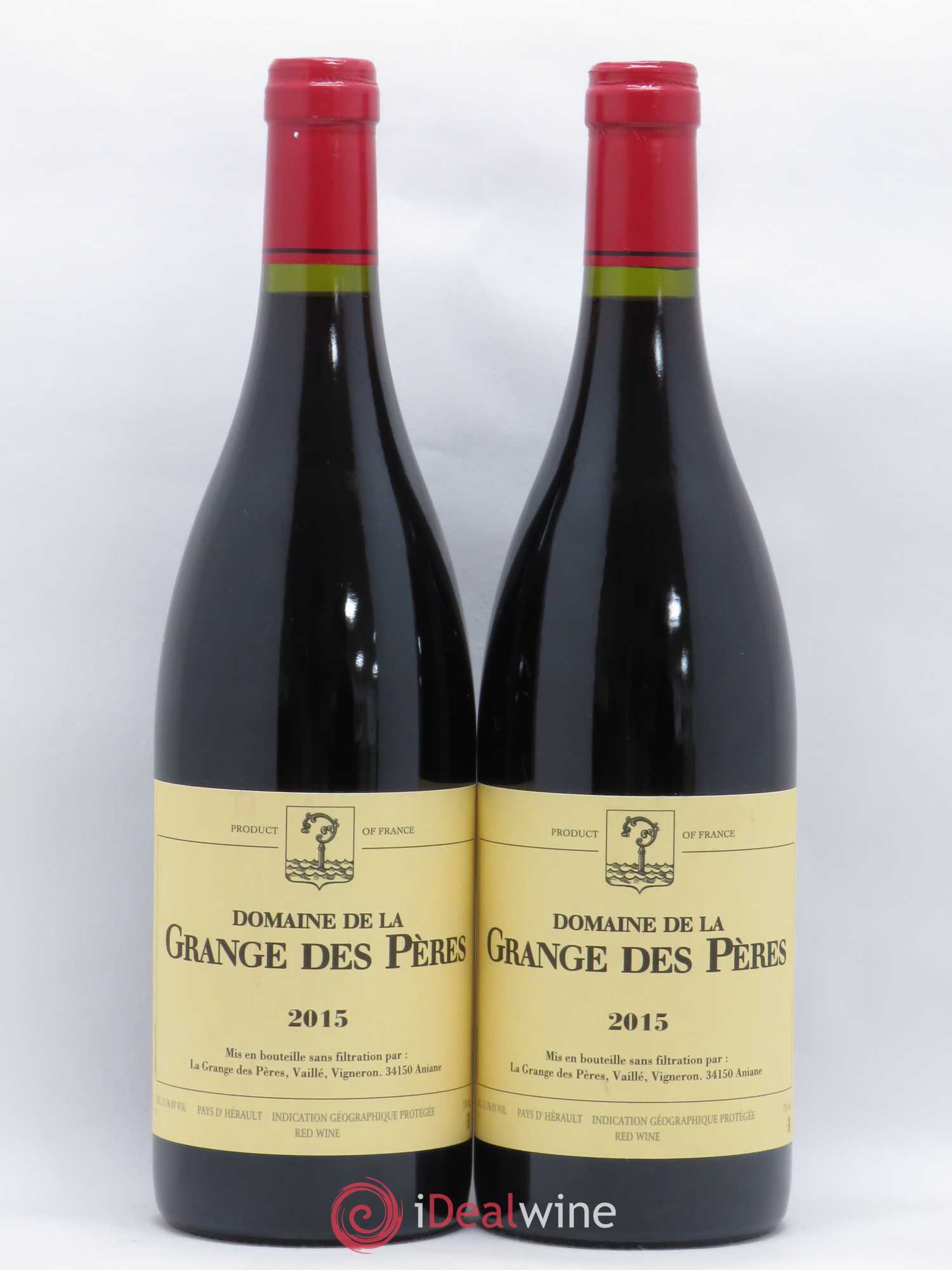 Pays d'Hérault Grange des Pères Laurent Vaillé 2015 - Lot de 2 bouteilles - 0