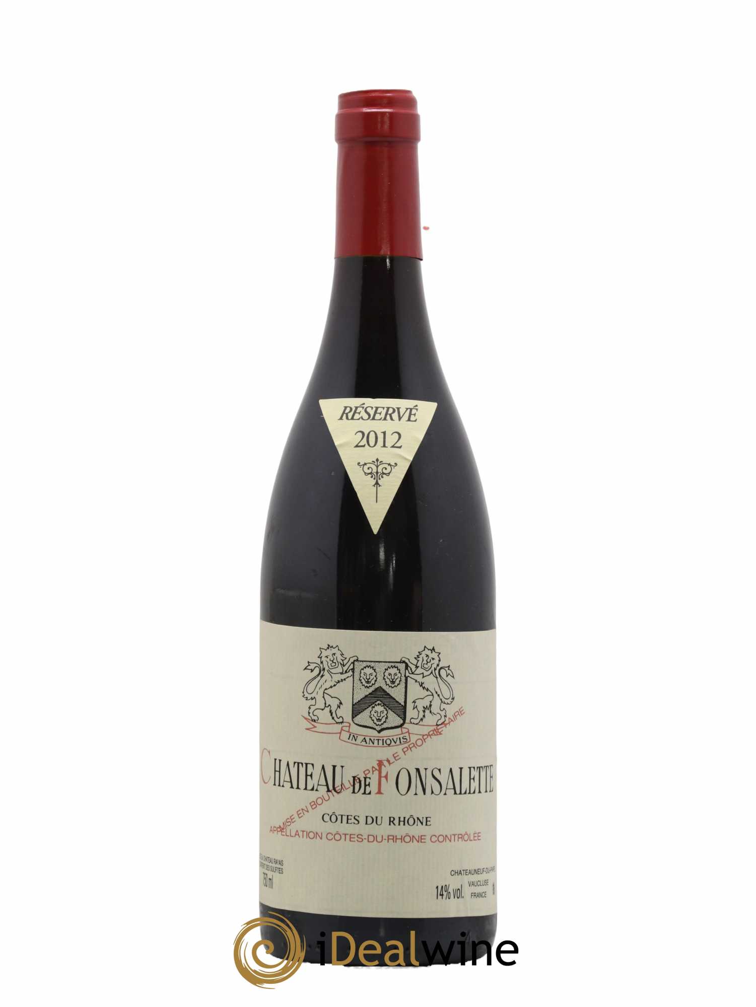 Côtes-du-Rhône Château de Fonsalette Emmanuel Reynaud 2012 - Lot de 1 bouteille - 0