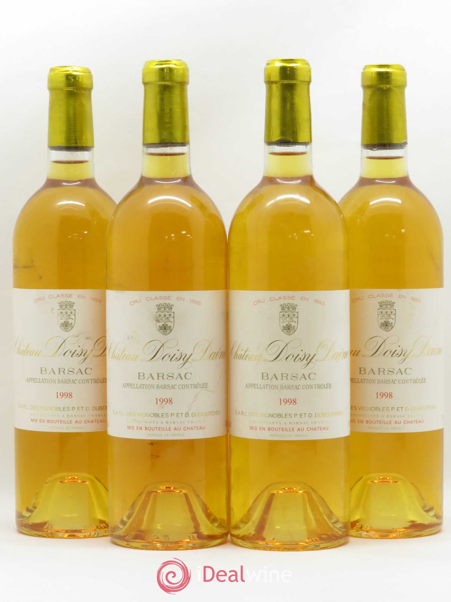 Château Doisy Daëne 2ème Grand Cru Classé 1998 - Lotto di 4 bottiglie - 0