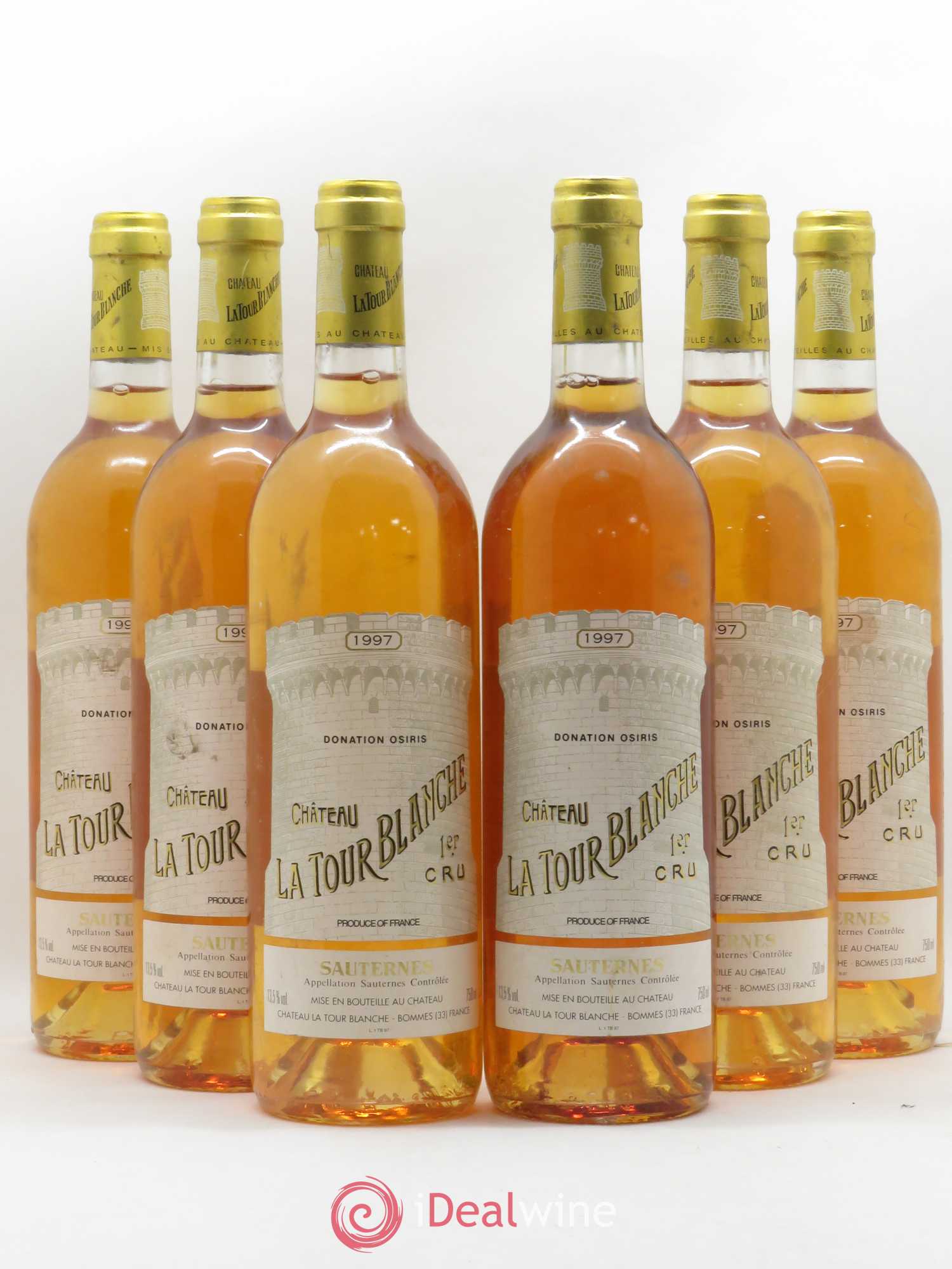 Château la Tour Blanche 1er Grand Cru Classé 1997 - Lotto di 6 bottiglie - 0
