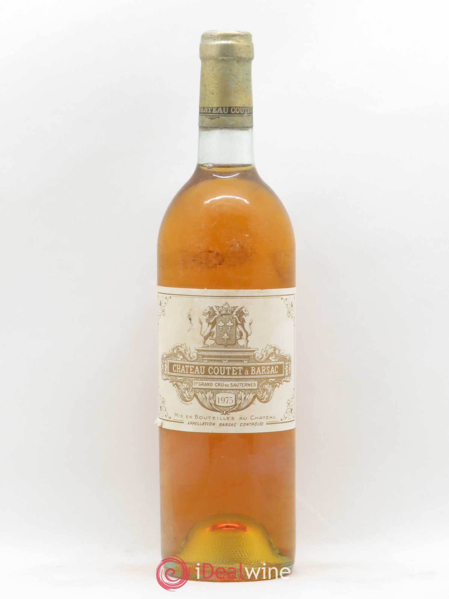 Château Coutet 1er Grand Cru Classé 1975 - Lotto di 1 bottiglia - 0
