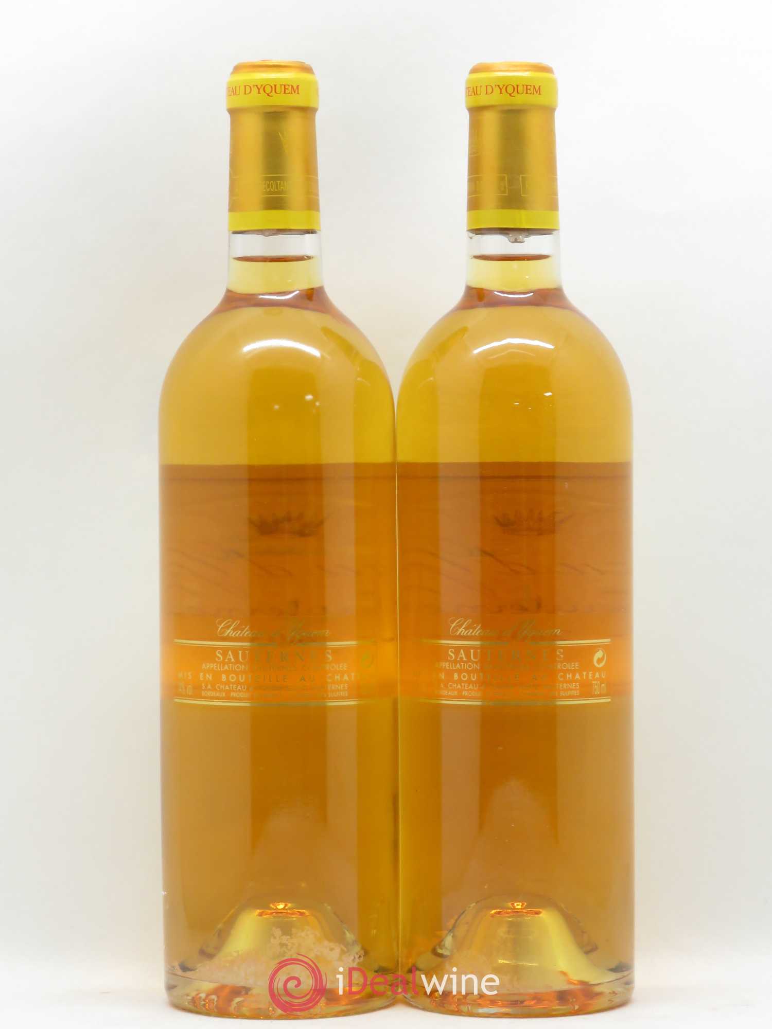 Château d' Yquem 1er Cru Classé Supérieur 2003 - Lotto di 2 bottiglie - 1