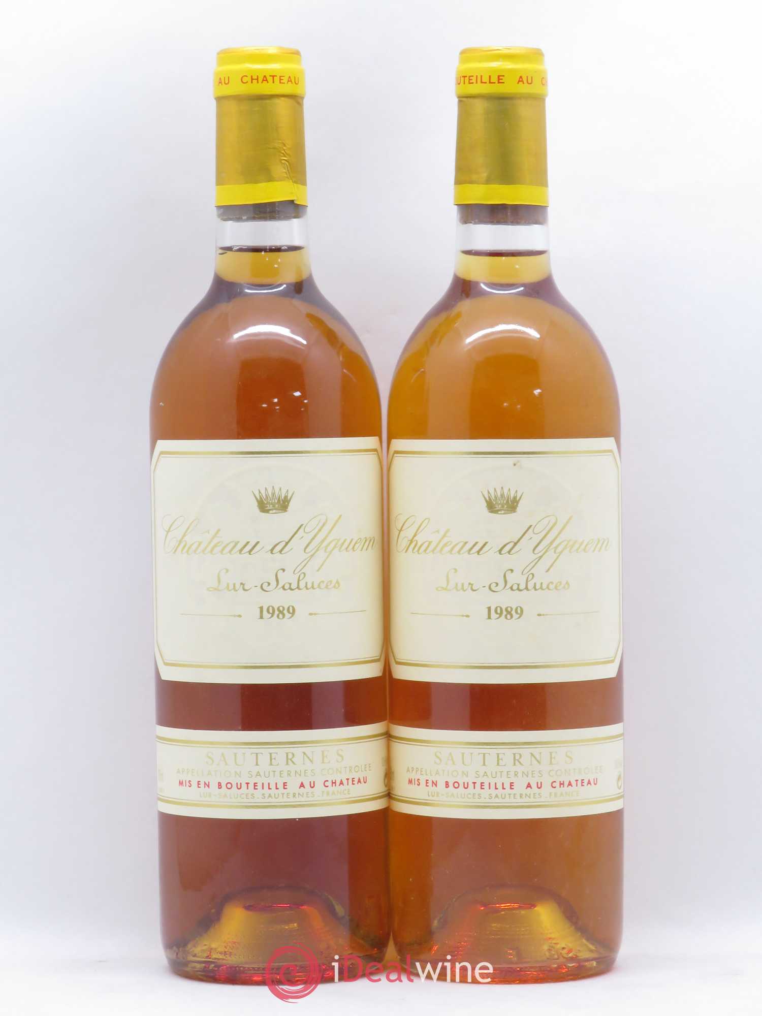Château d' Yquem 1er Cru Classé Supérieur 1989 - Lotto di 2 bottiglie - 0