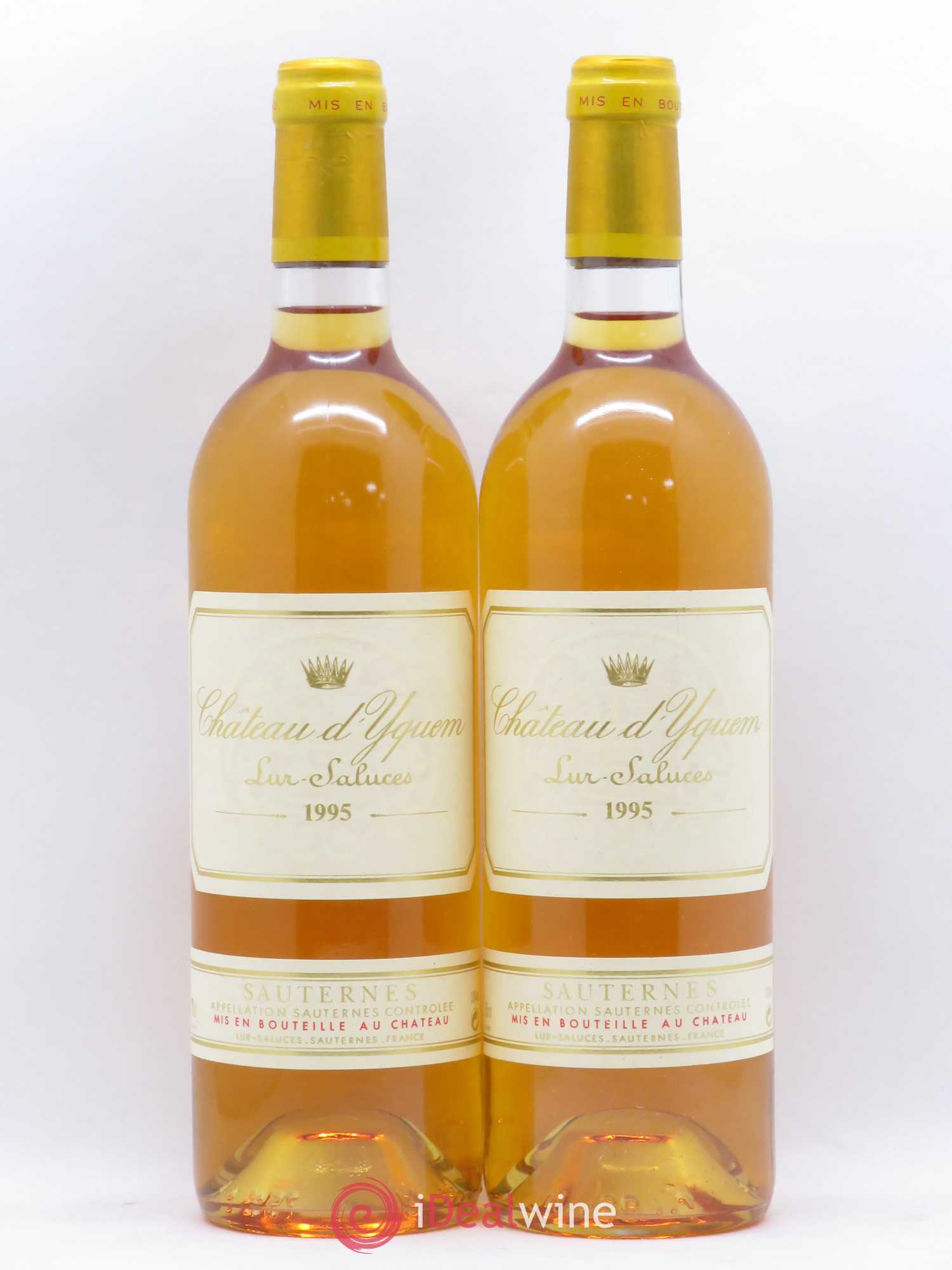 Château d' Yquem 1er Cru Classé Supérieur 1995 - Lotto di 2 bottiglie - 0