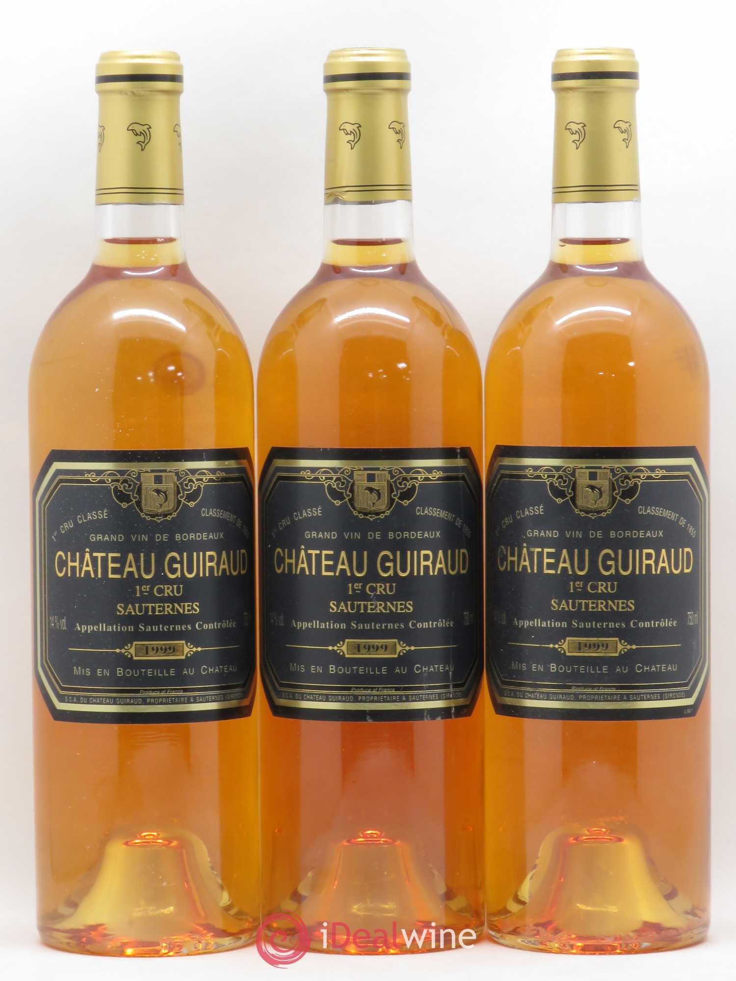 Château Guiraud 1er Grand Cru Classé 1999 - Lotto di 6 bottiglie - 1