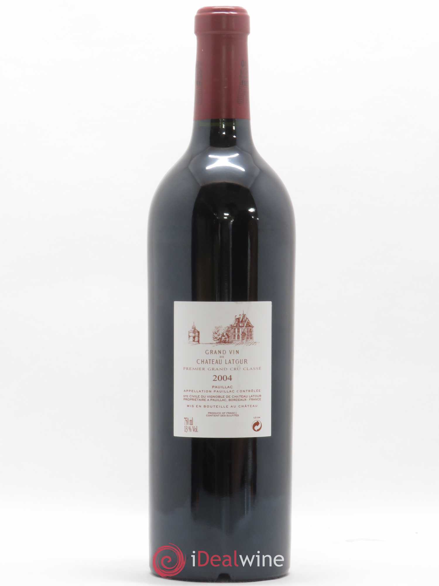 Château Latour 1er Grand Cru Classé 2004 - Lot de 1 bouteille - 1