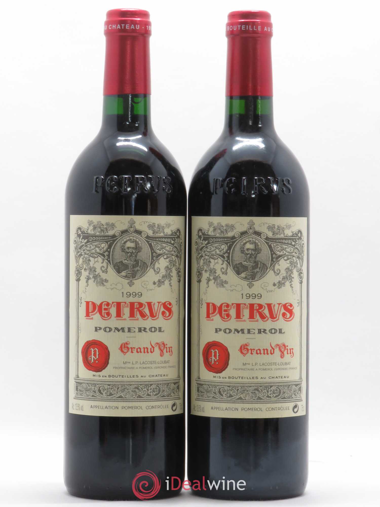 Petrus 1999 - Lot de 2 bouteilles - 0