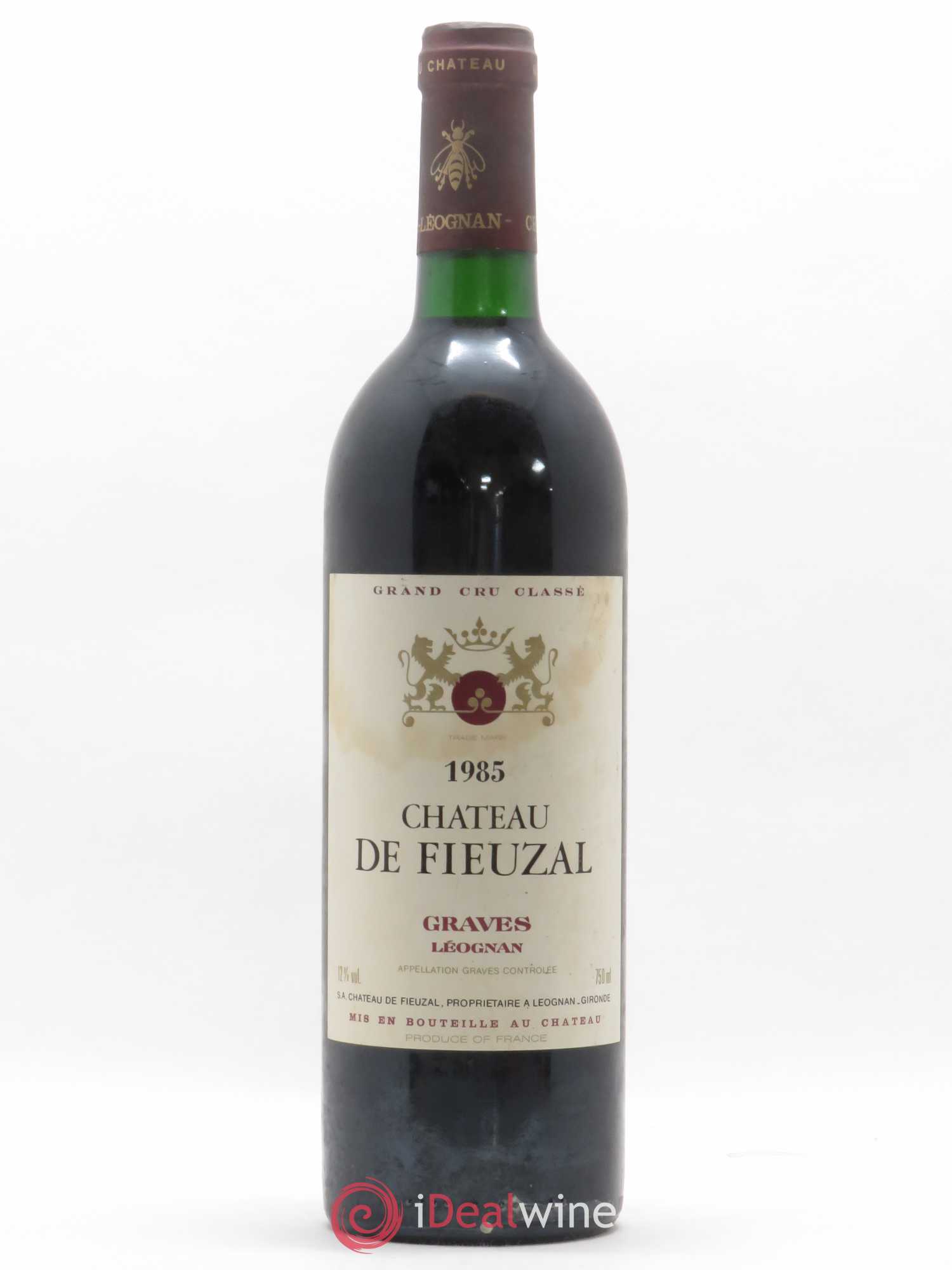 Château de Fieuzal Cru Classé de Graves 1985 - Lot de 1 bouteille - 0