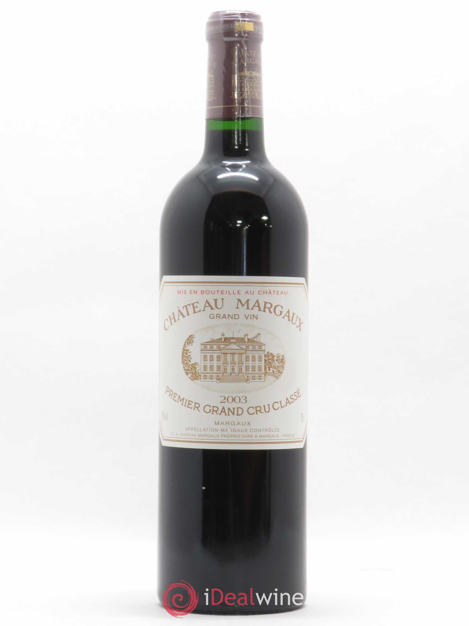 Château Margaux 1er Grand Cru Classé 2003 - Lot de 1 bouteille - 0