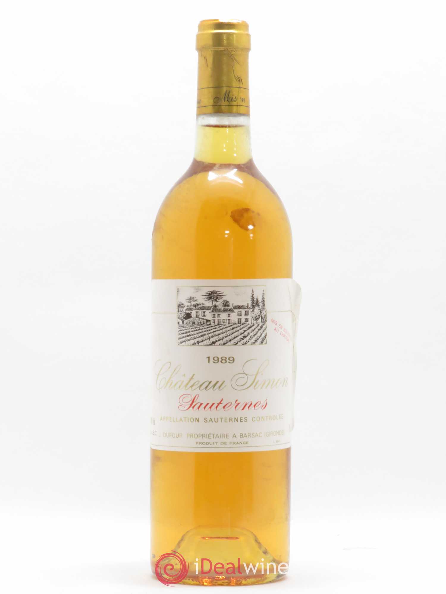 Château Simon 1989 - Lotto di 1 bottiglia - 0