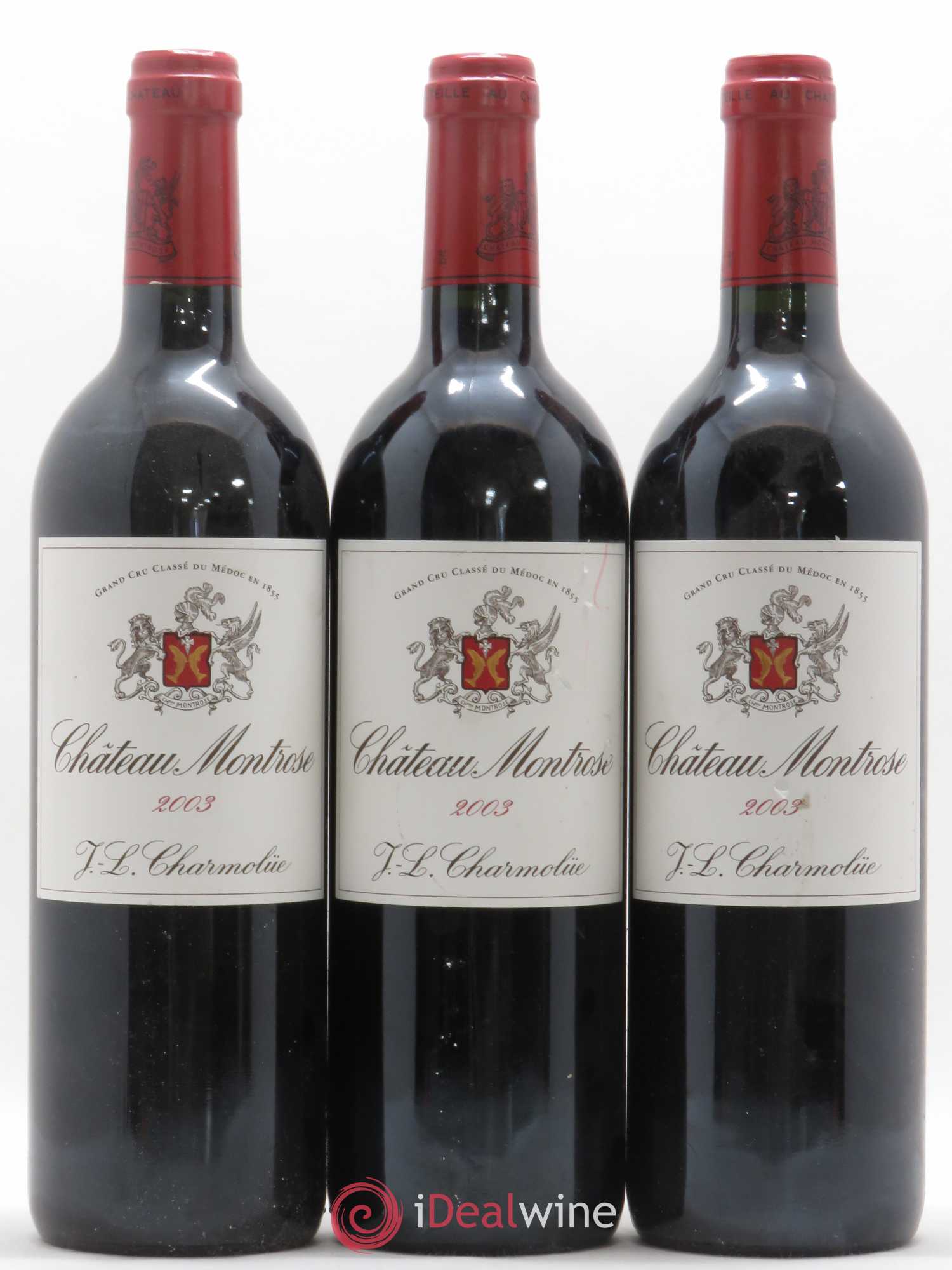 Château Montrose 2ème Grand Cru Classé 2003 - Lot de 3 bouteilles - 0