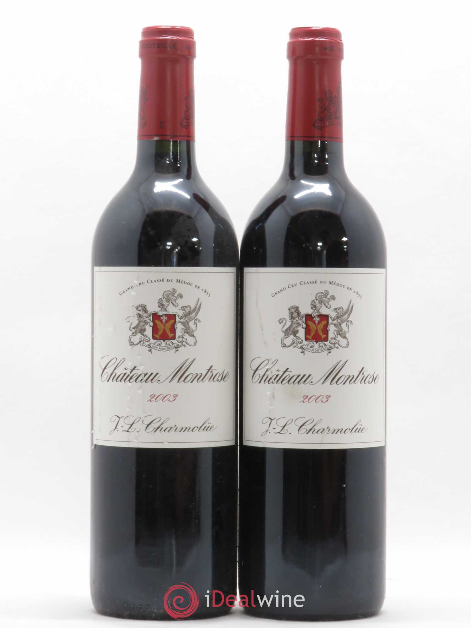 Château Montrose 2ème Grand Cru Classé 2003 - Lot de 2 bouteilles - 0