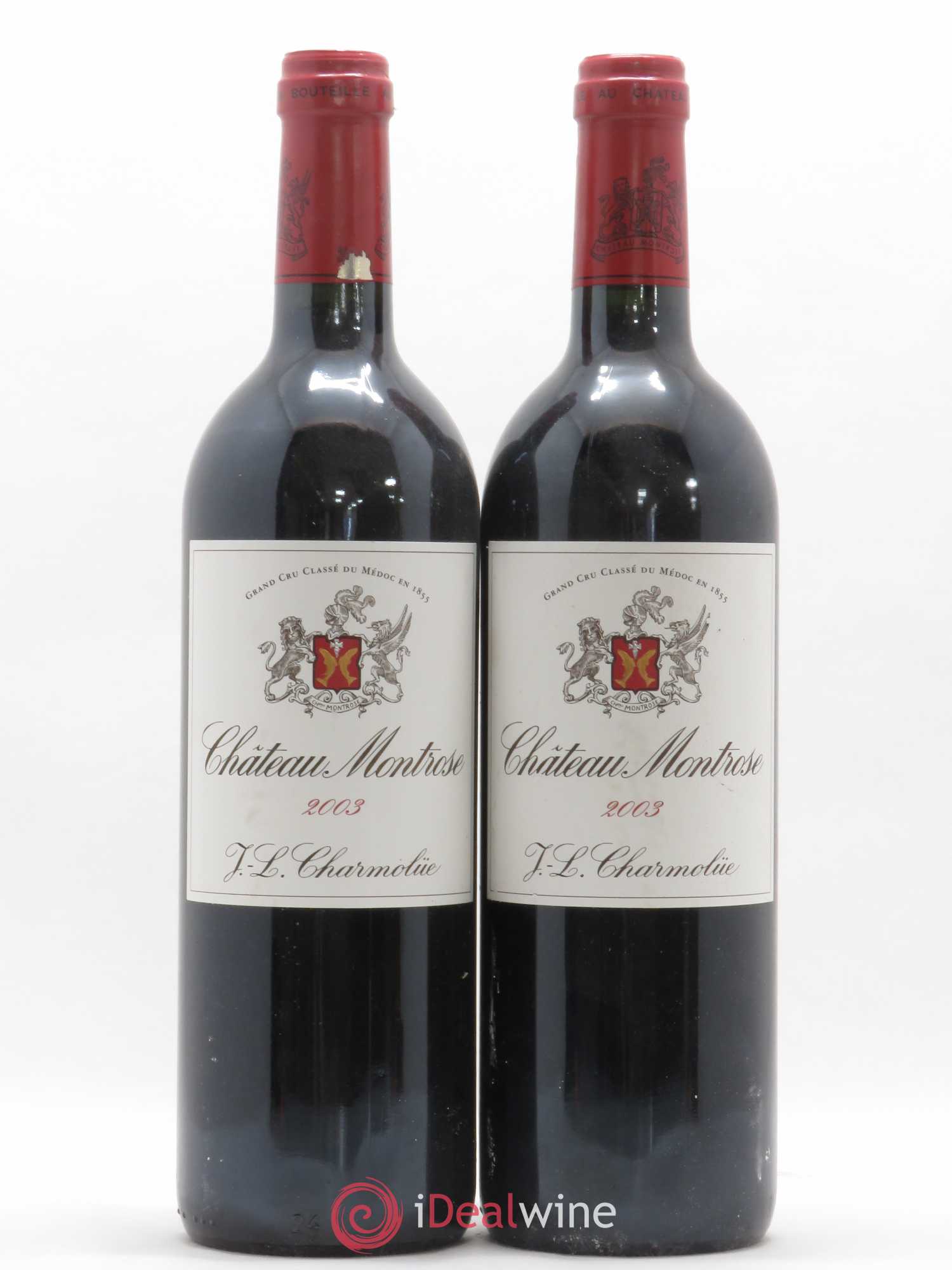 Château Montrose 2ème Grand Cru Classé 2003 - Lot de 2 bouteilles - 0