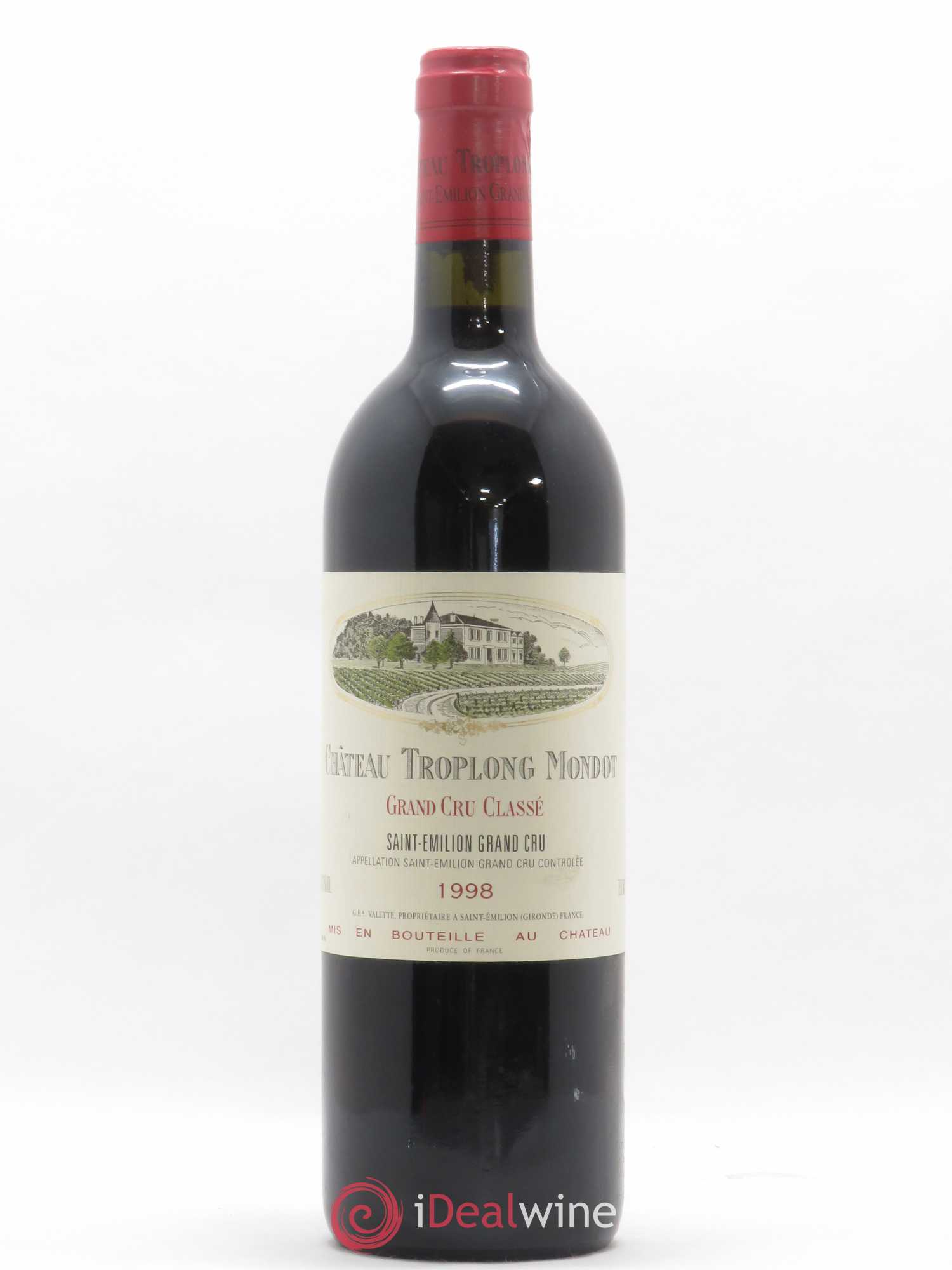 Château Troplong Mondot 1er Grand Cru Classé B 1998 - Lotto di 1 bottiglia - 0