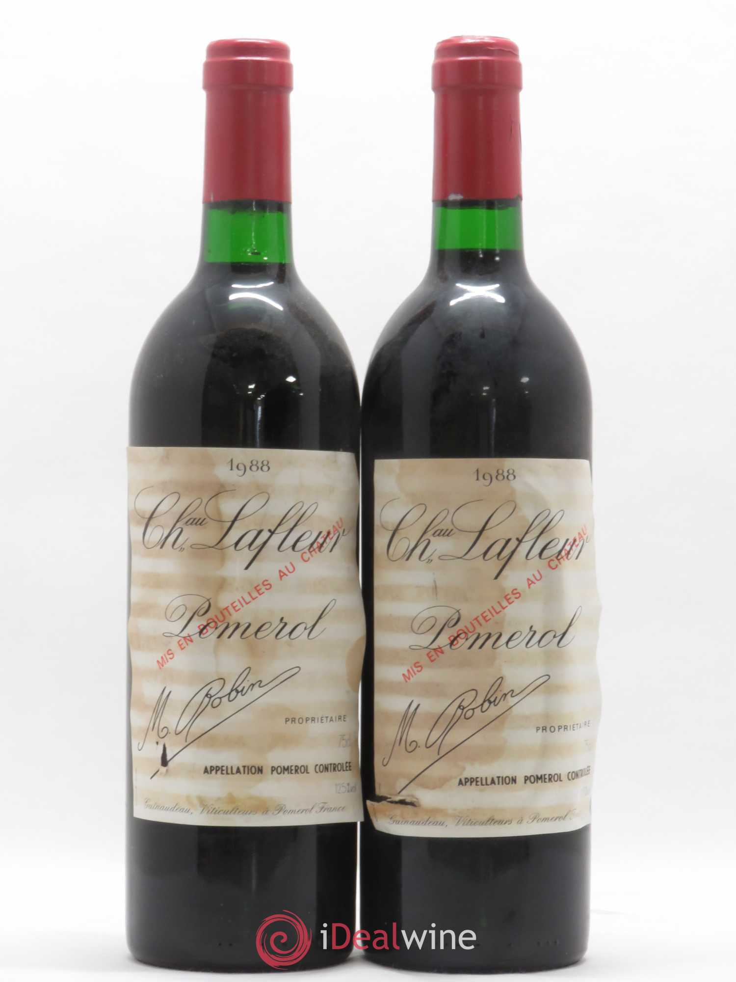Château Lafleur 1988 - Lot de 2 bouteilles - 0