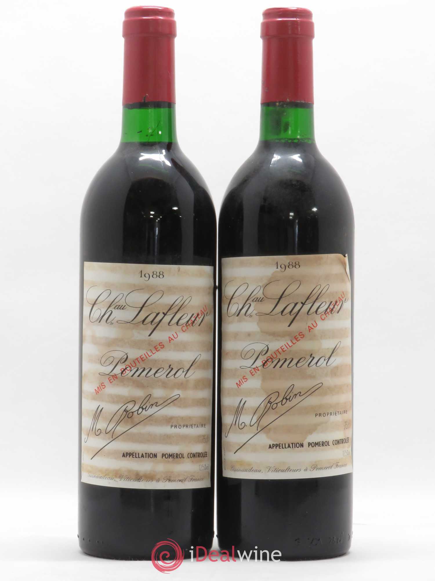 Château Lafleur 1988 - Lot de 2 bouteilles - 0