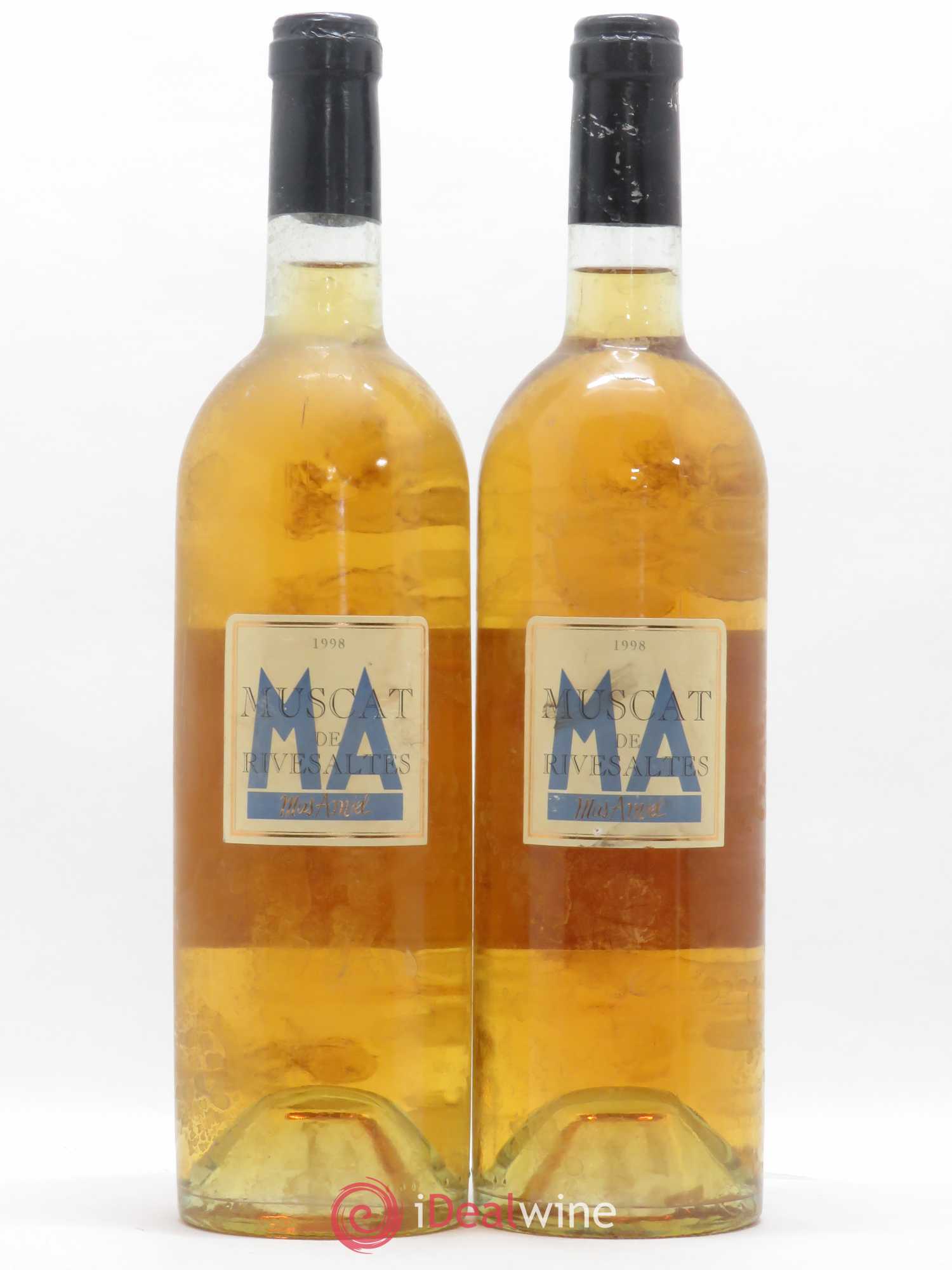Muscat de Rivesaltes Mas Amiel 1998 - Posten von 2 Flaschen - 0