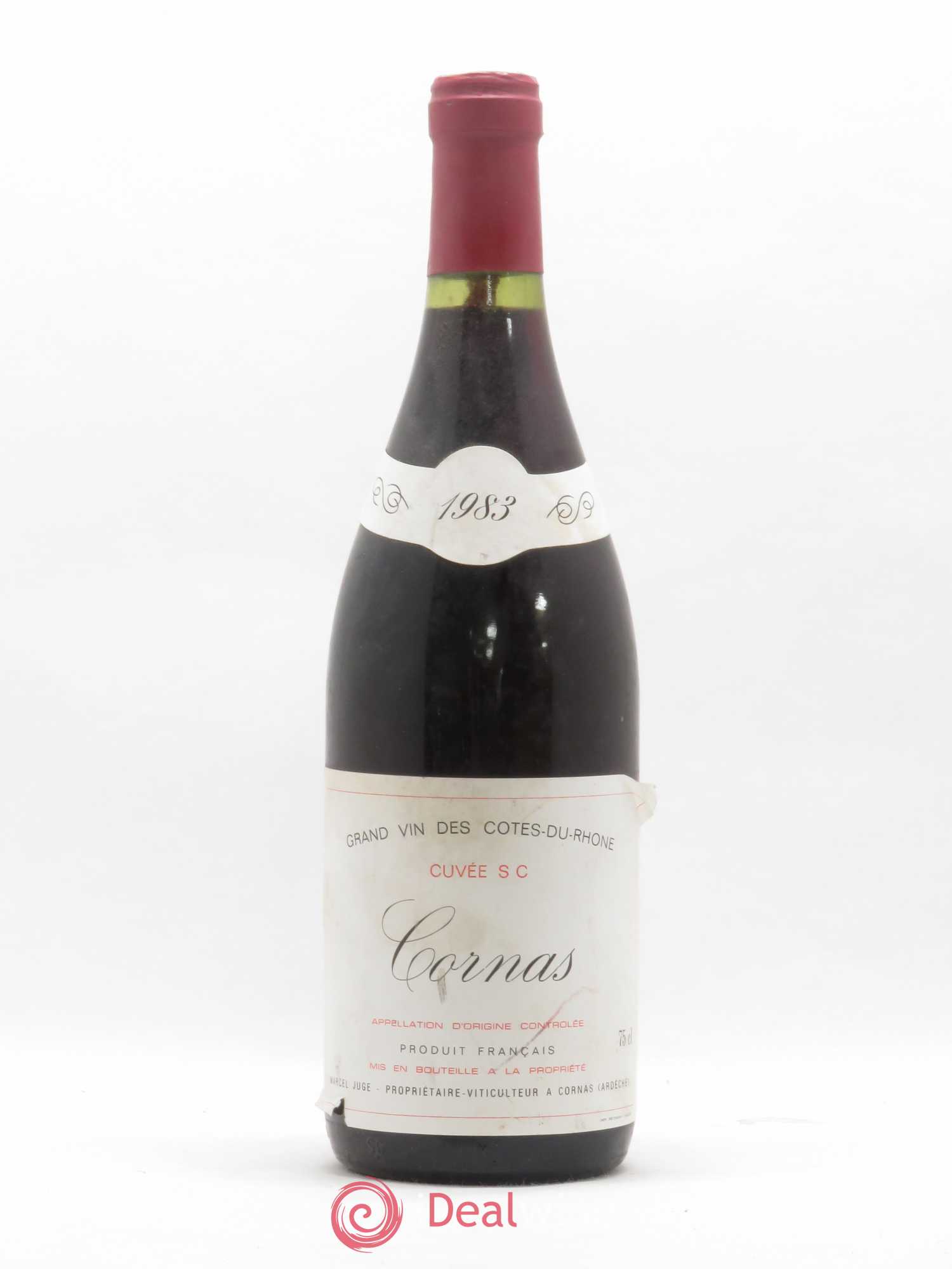 Cornas SC Marcel Juge 1983 - Lot de 1 bouteille - 0