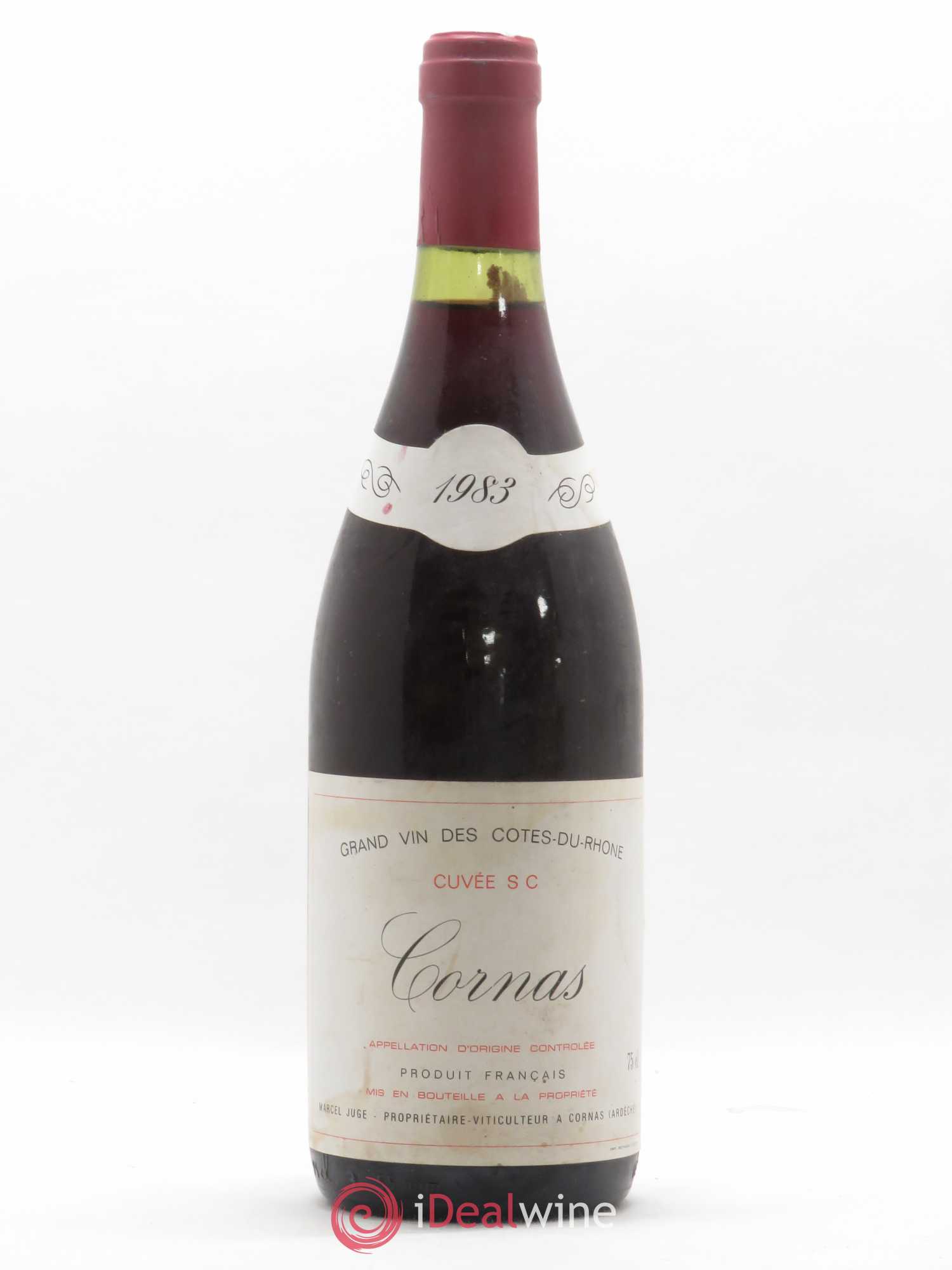 Cornas SC Marcel Juge 1983 - Lot de 1 bouteille - 0