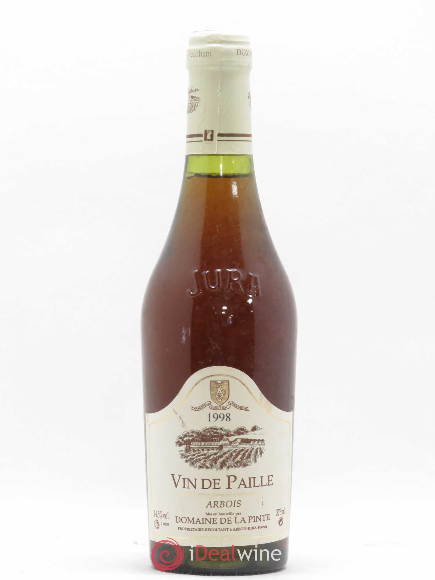 Côtes du Jura Vin de Paille Domaine de la Pinte 1998 - Lotto di 1 mezza bottiglia - 0