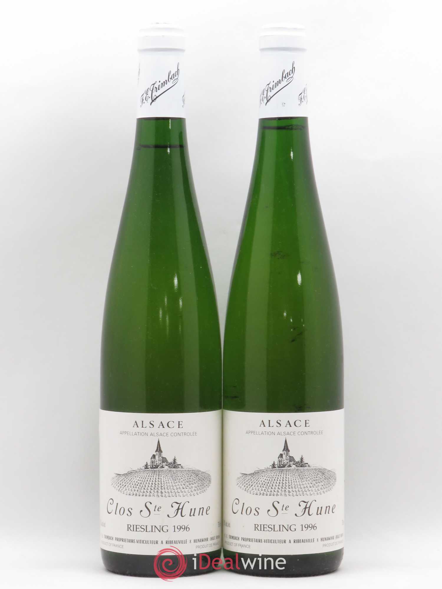 Alsace Riesling Clos Sainte-Hune Trimbach (Domaine) 1996 - Lot de 2 bouteilles - 0