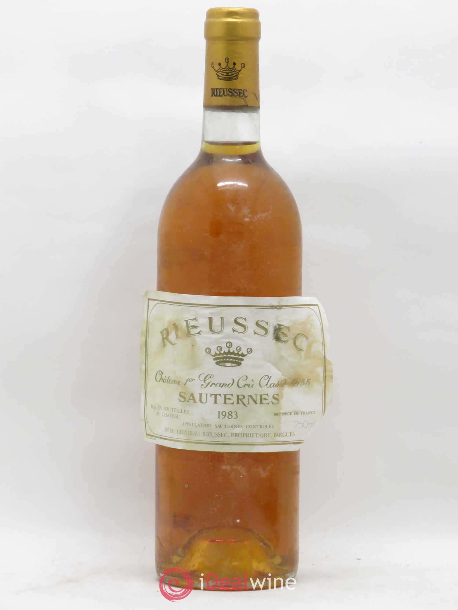 Château Rieussec 1er Grand Cru Classé 1983 - Lotto di 1 bottiglia - 0
